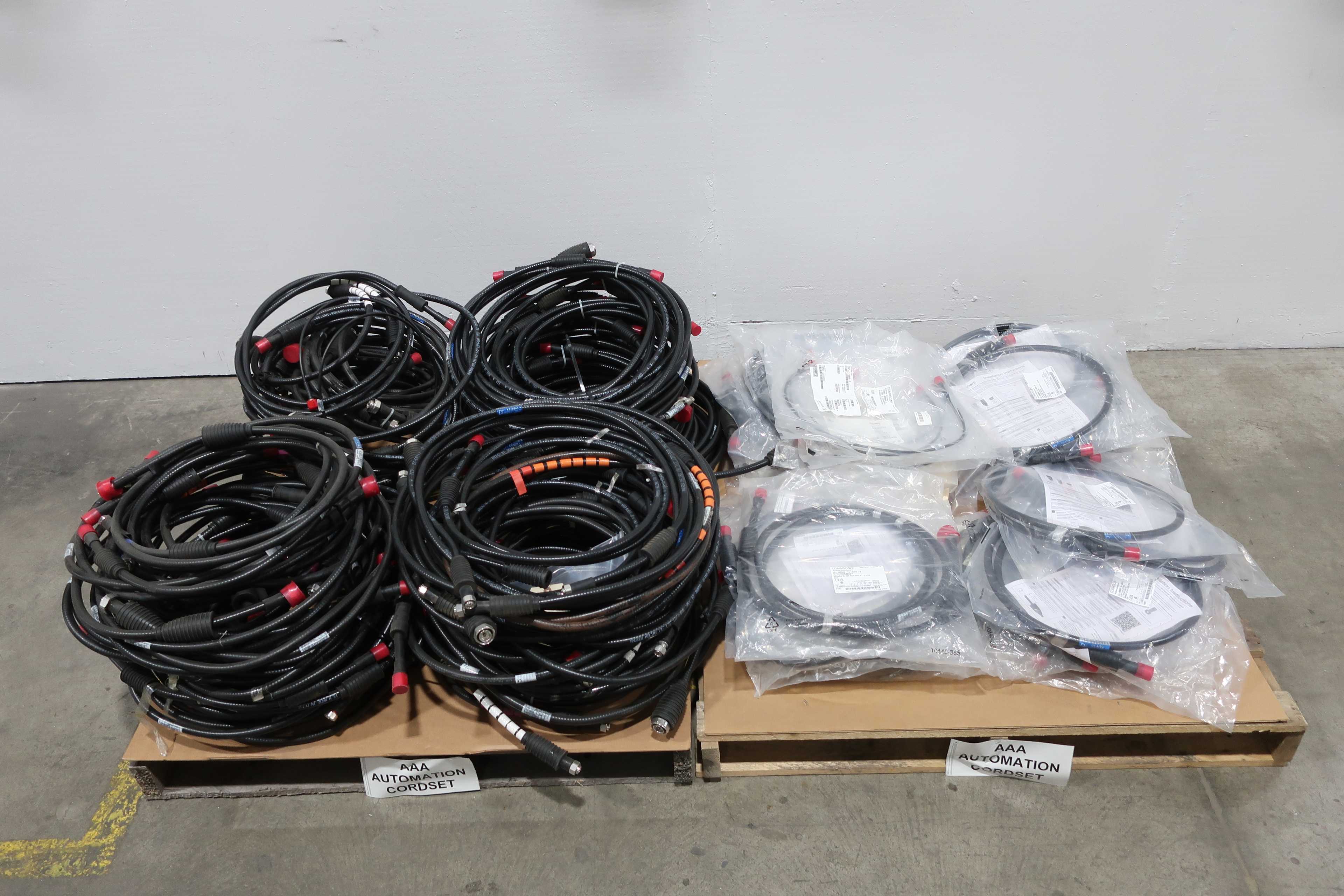 SKU 1079628 - 2 PALLETS OF ASSORTED CORDSET CABLES - CORDSET CABLES