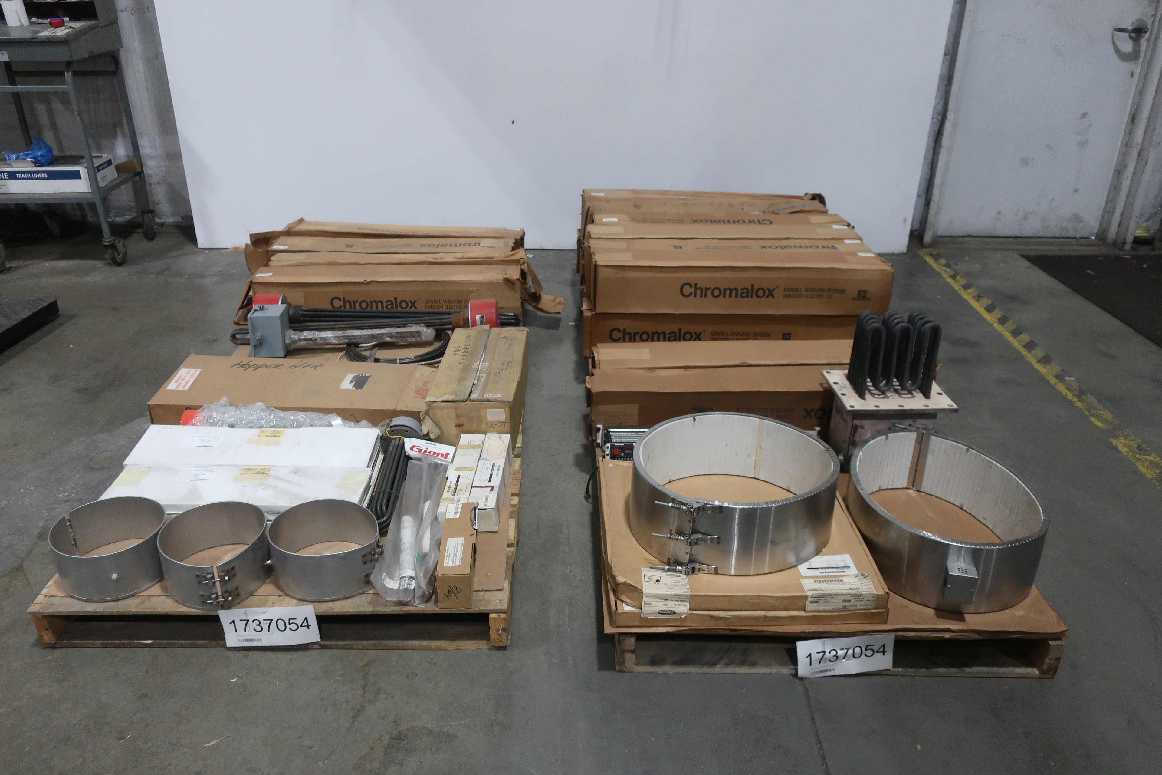 SKU 1737054 - 4 PALLETS OF ASSORTED HEATING ELEMENTS - HEATING ELEMENTS