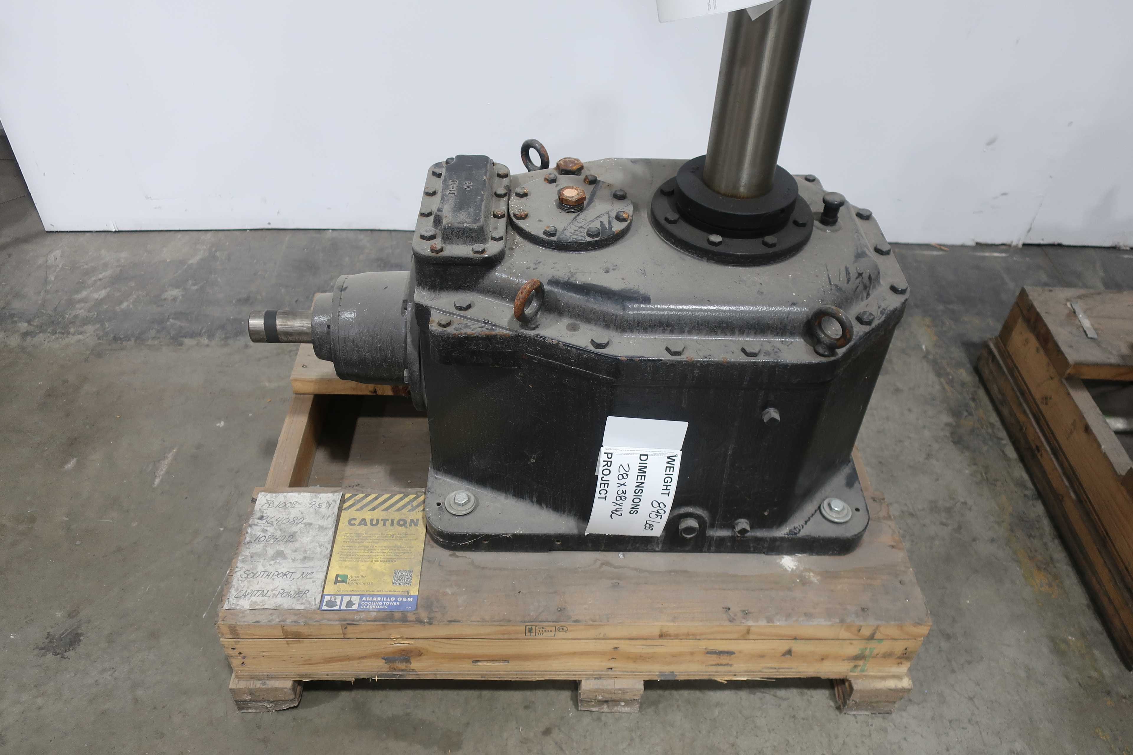 LOT OF 2 AMARILLO RIGHT ANGLE FAN DRIVES FD1008 - ENCLOSED GEAR DRIVE