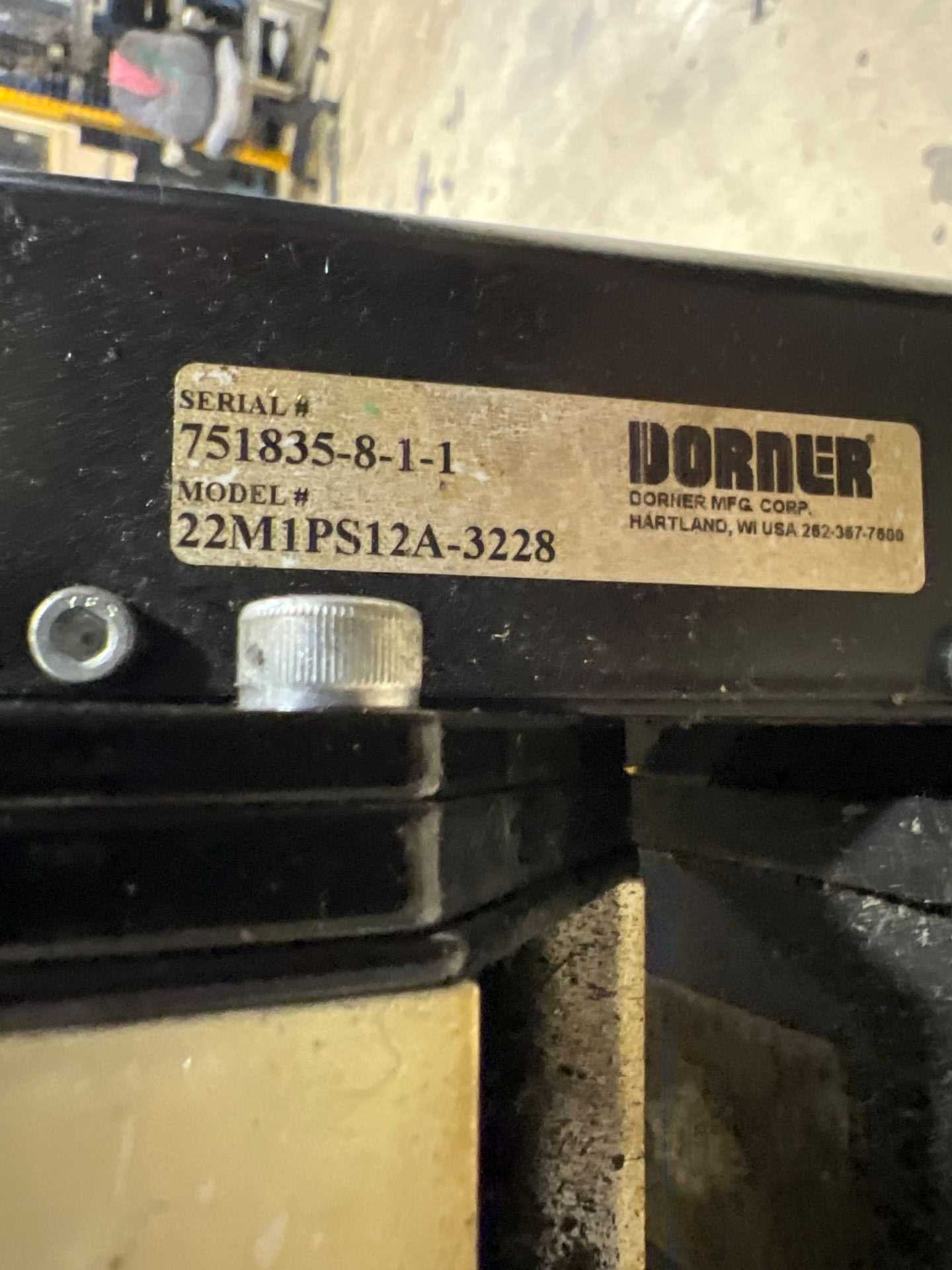DORNER ADJUSTABLE POWERED BELT CONVEYOR - BELT CONVEYOR