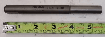 HEULE SNAP12-531 CHAMFERING TOOL, 13.5MM MIN DIA, 1/2IN SHANK, 5.51IN OAL - MACHINE TOOLING