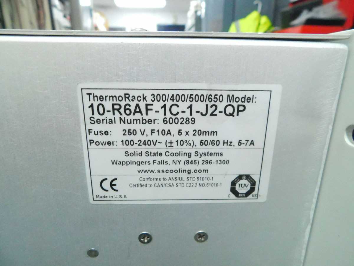 THERMORACK 10-R6AF-1C-1-J2-QP CHILLER, 1-PHASE, 120/240 VAC, 10000 BTU/HR COOLING, HEATER - CHILLERS