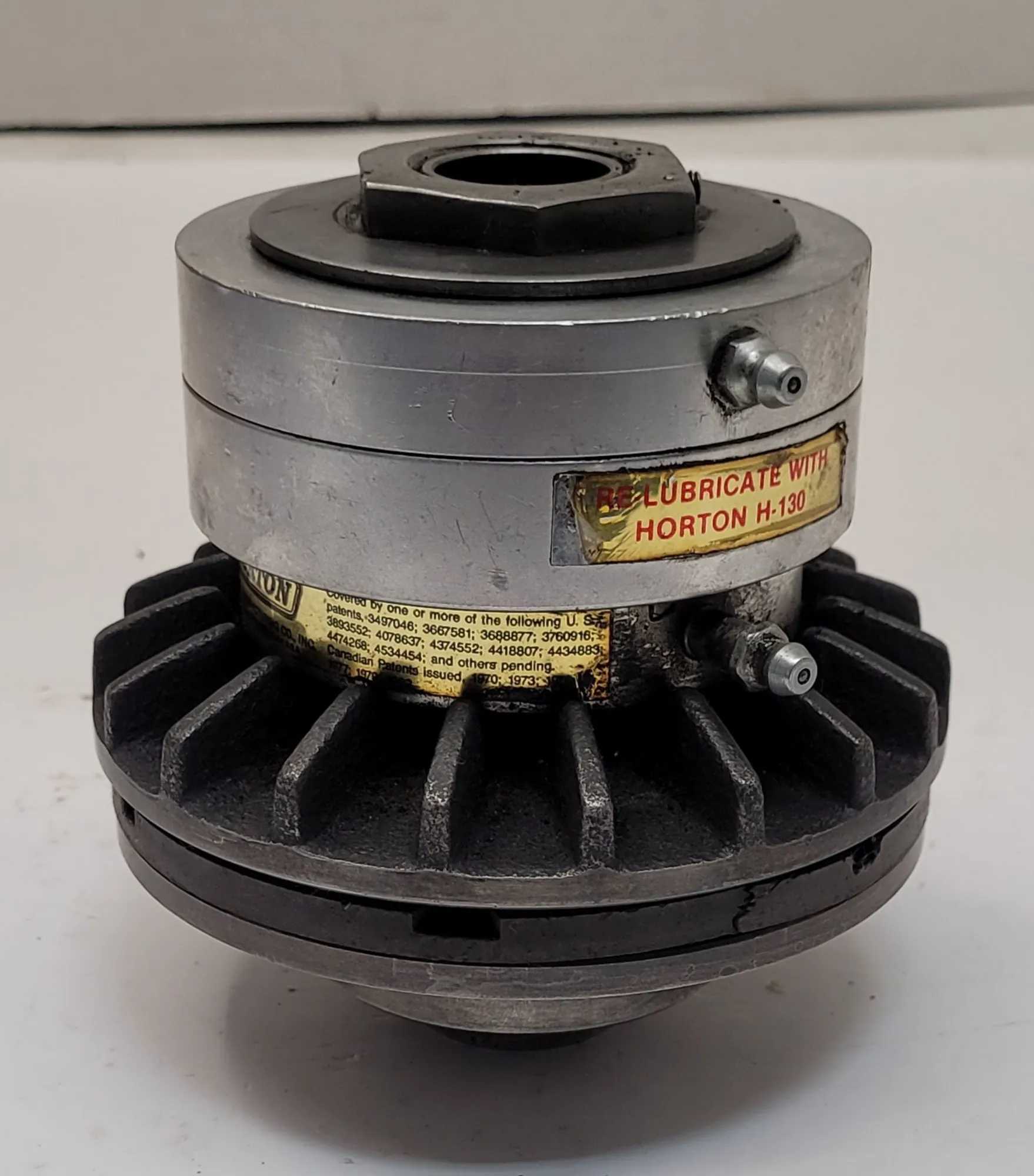 HORTON MANUFACTURING AIR CHAMP CLUTCH, 7/8" ID, 1-3/8" OD, 80 PSI, 1800 RPM, 4.75" H, 4.5" D - MACHINE TOOLING