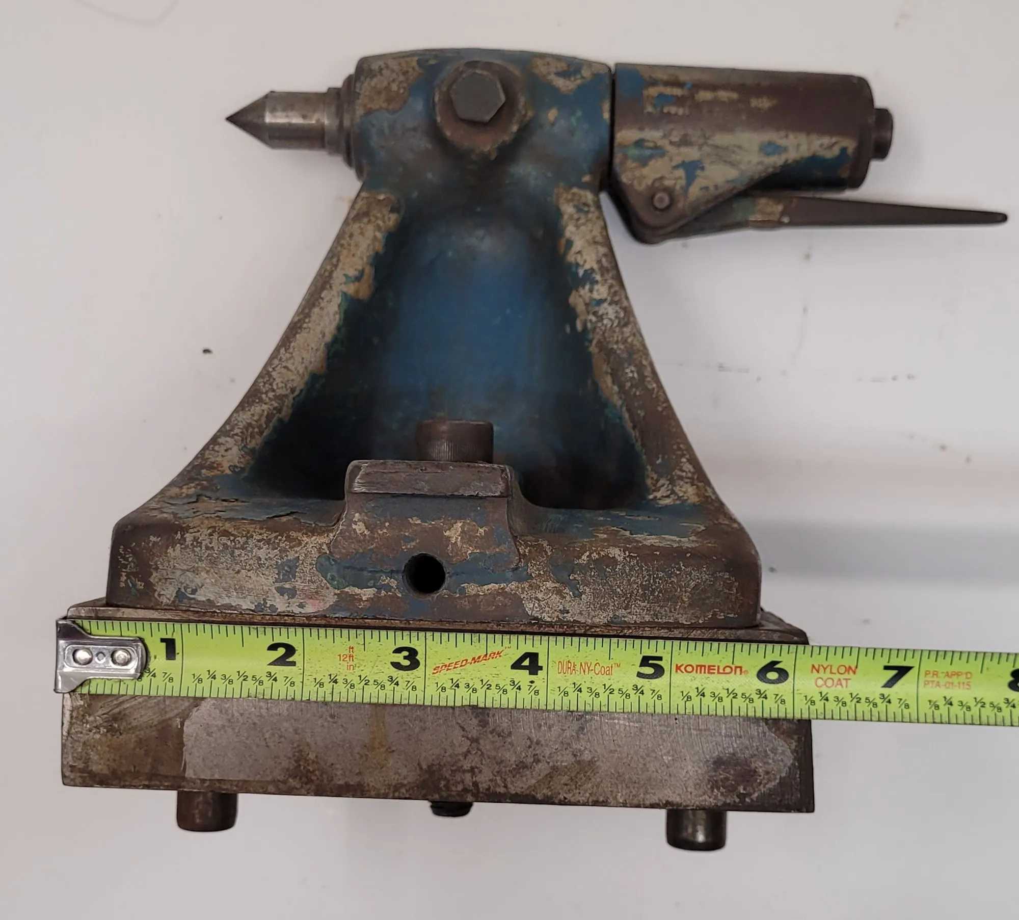 K.O. LEE TAILSTOCK - 5-3/8" CENTER - MACHINE TOOLING