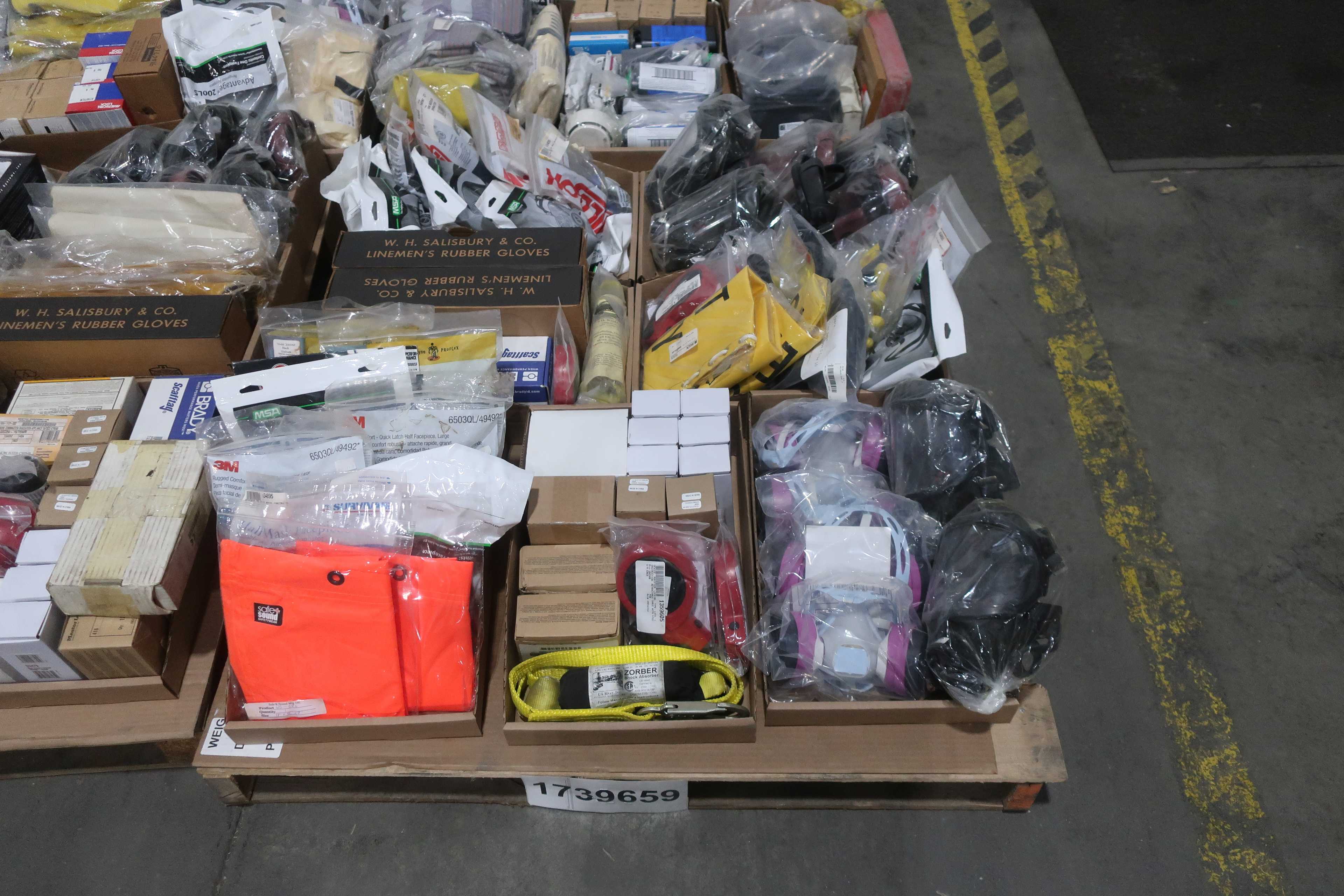 SKU 1739659 - 6 PALLETS OF ASSORTED SAFETY EQUIPMENT - SAFETY EQUIPMENT