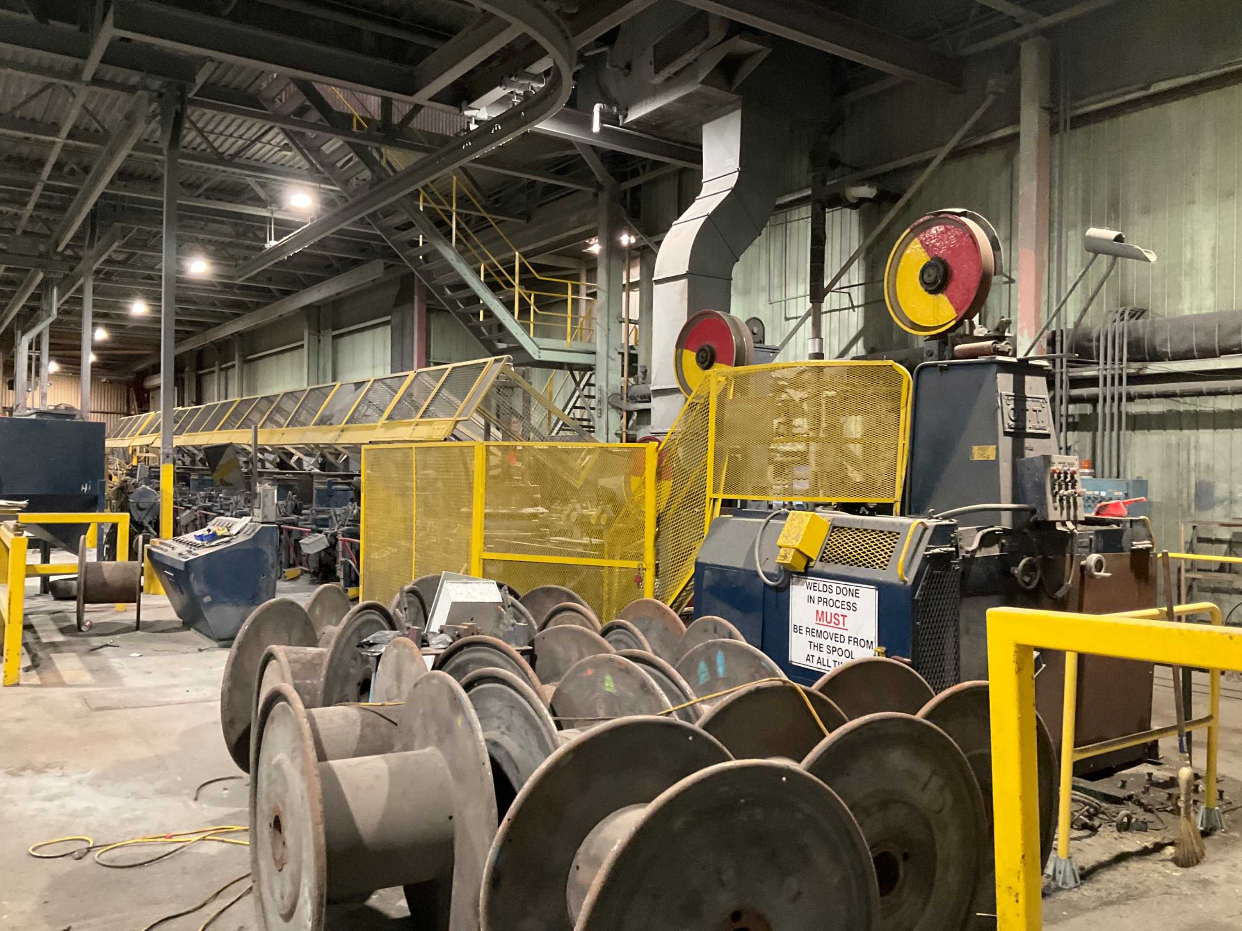 O.T.T. MULTI-BLOCK INLINE WIRE DRAWING LINE - WIRE DRAWING MACHINES