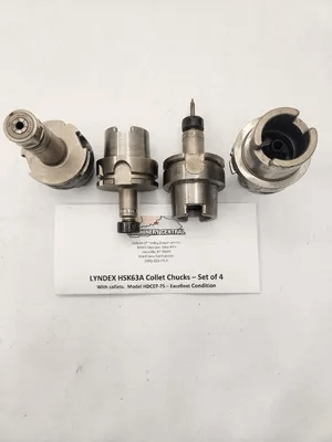 LYNDEX HSK63A COLLET CHUCK - MACHINE TOOLING
