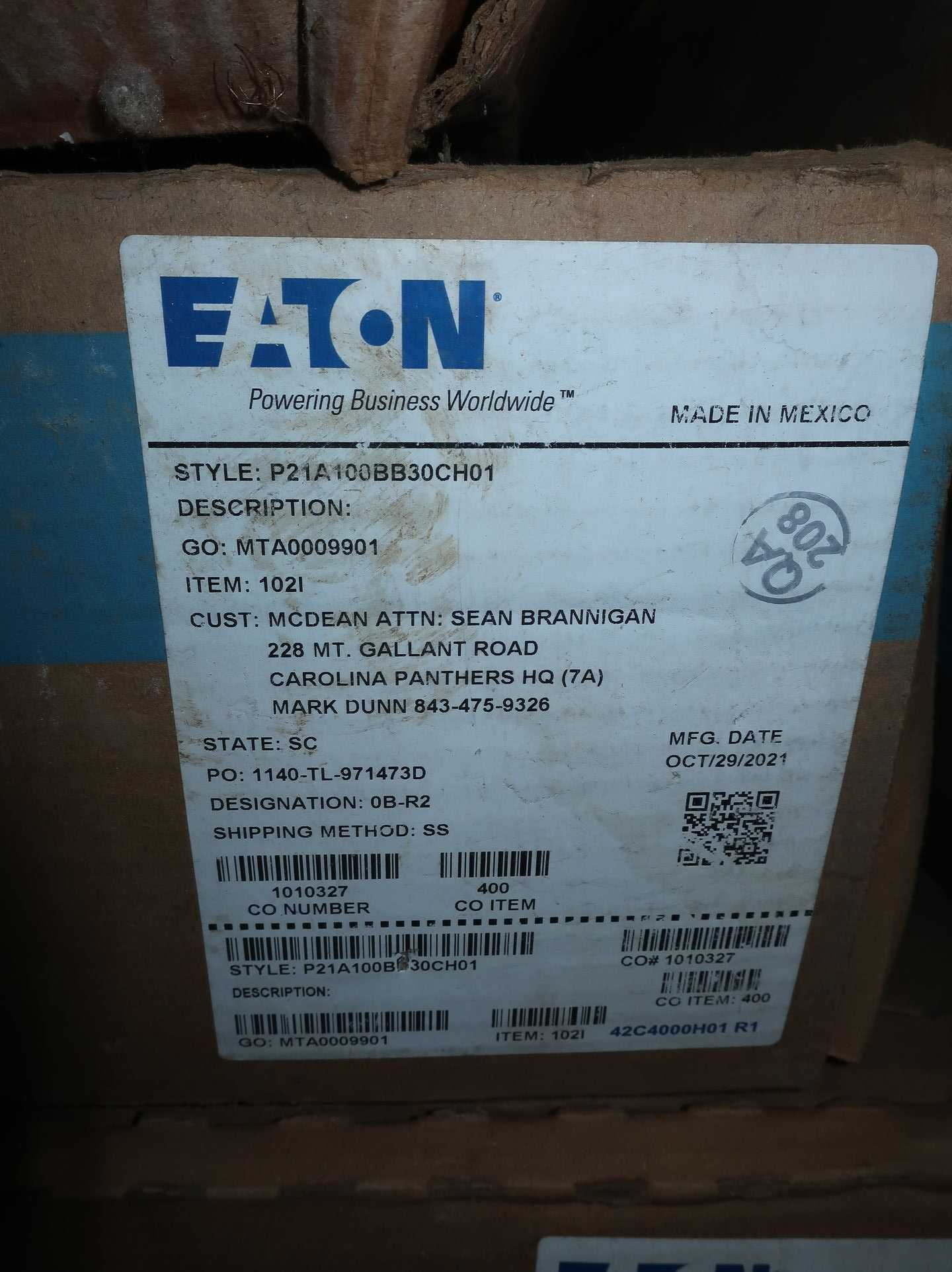 PALLET OF ASSORTED EATON CONTROL SWITCHES - SWITCHES