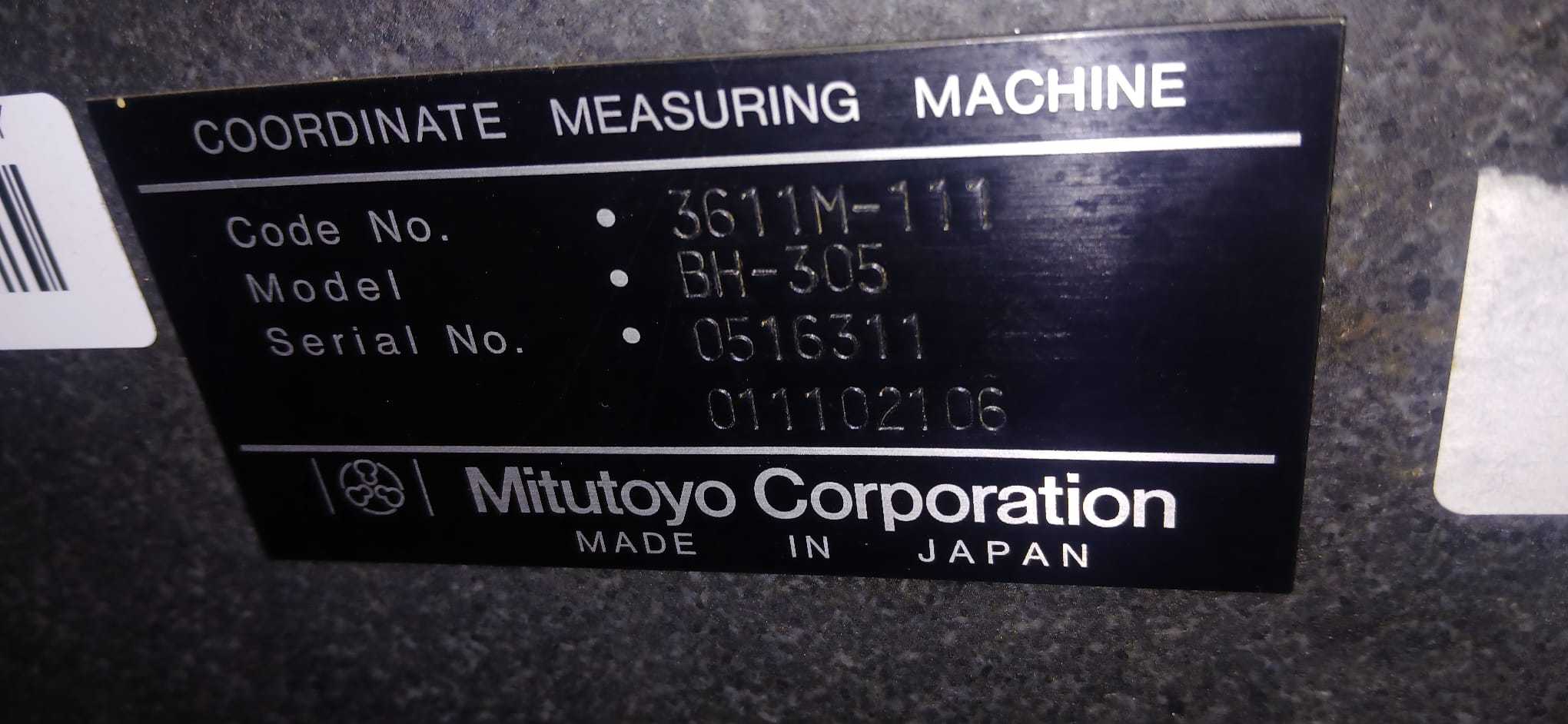 MITUTOYO BH-305 BRIDGE CMM - BRIDGE CMM