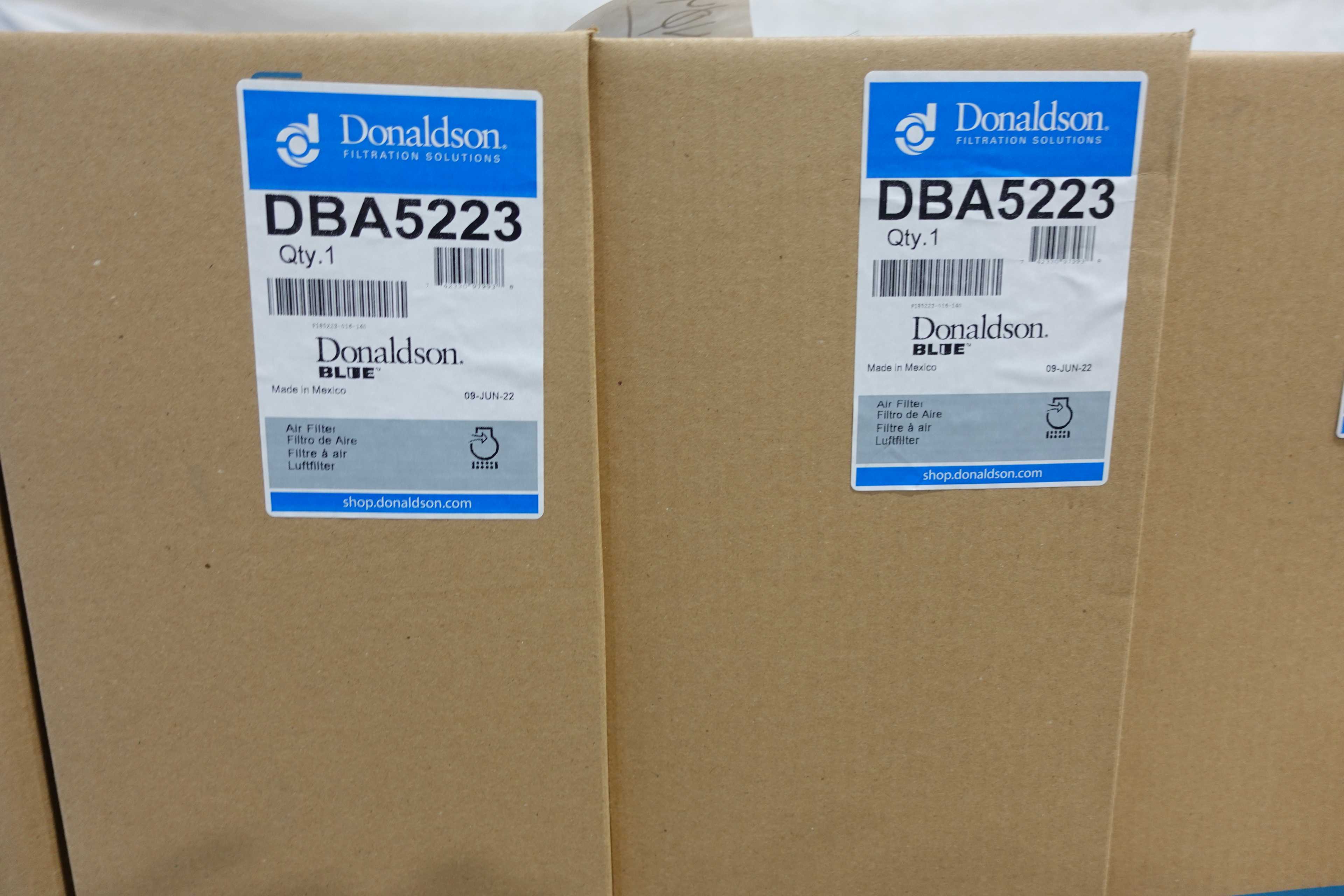 SKU 1741119 - PALLET OF DONALDSON DBA5223 AIR FILTERS - AIR FILTER ELEMENTS