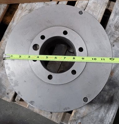 PRATT BURNERD LATHE CHUCK, 12IN OVERALL DIAMETER, 3 JAW - MACHINE TOOLING