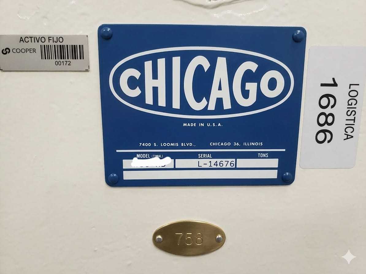 CHICAGO 90-TON PRESS PRESS BRAKE - PRESS BRAKES