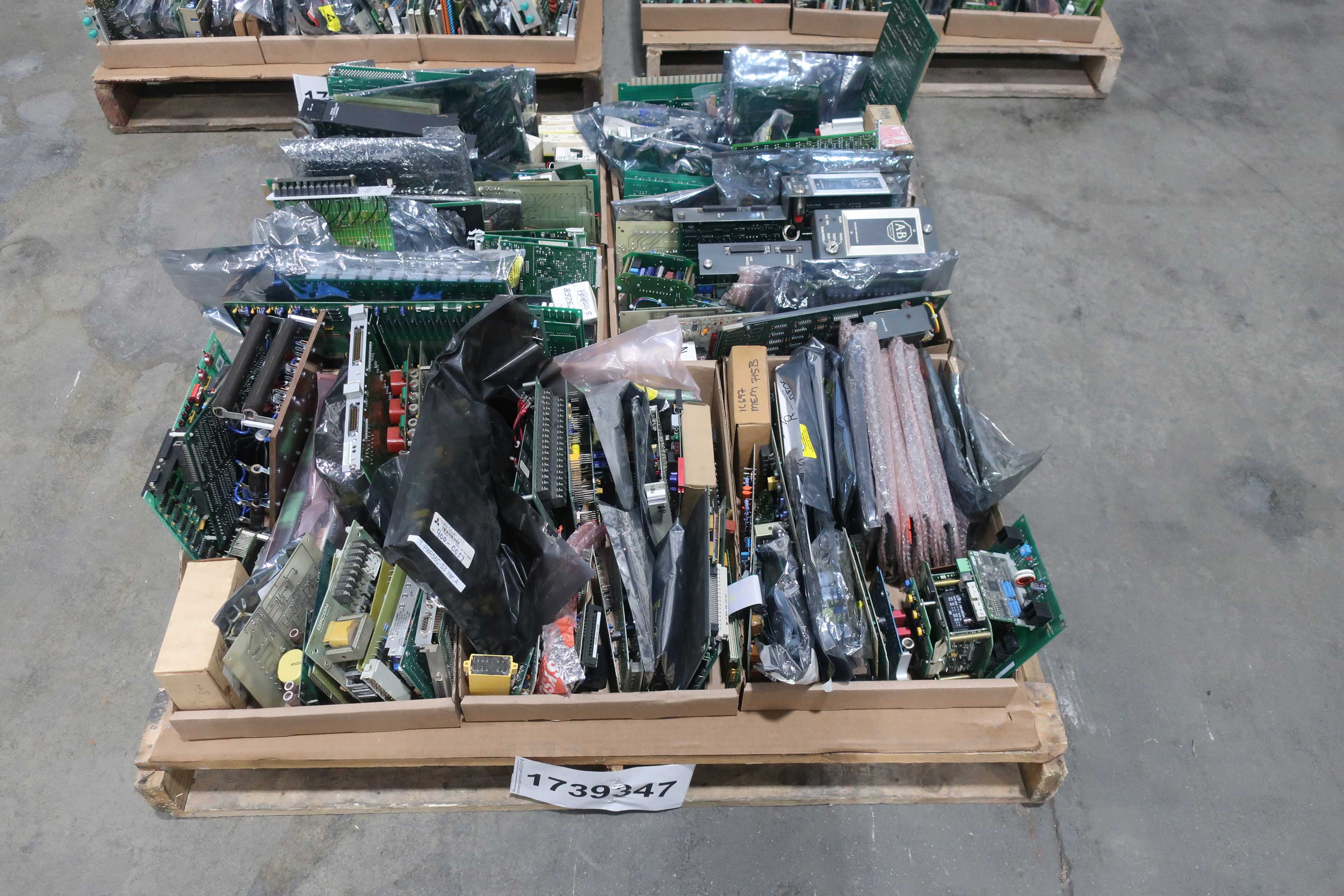 SKU 1739347 - 3 PALLETS OF ASSORTED PCB CIRCUIT BOARDS - PCB CIRCUIT BOARDS