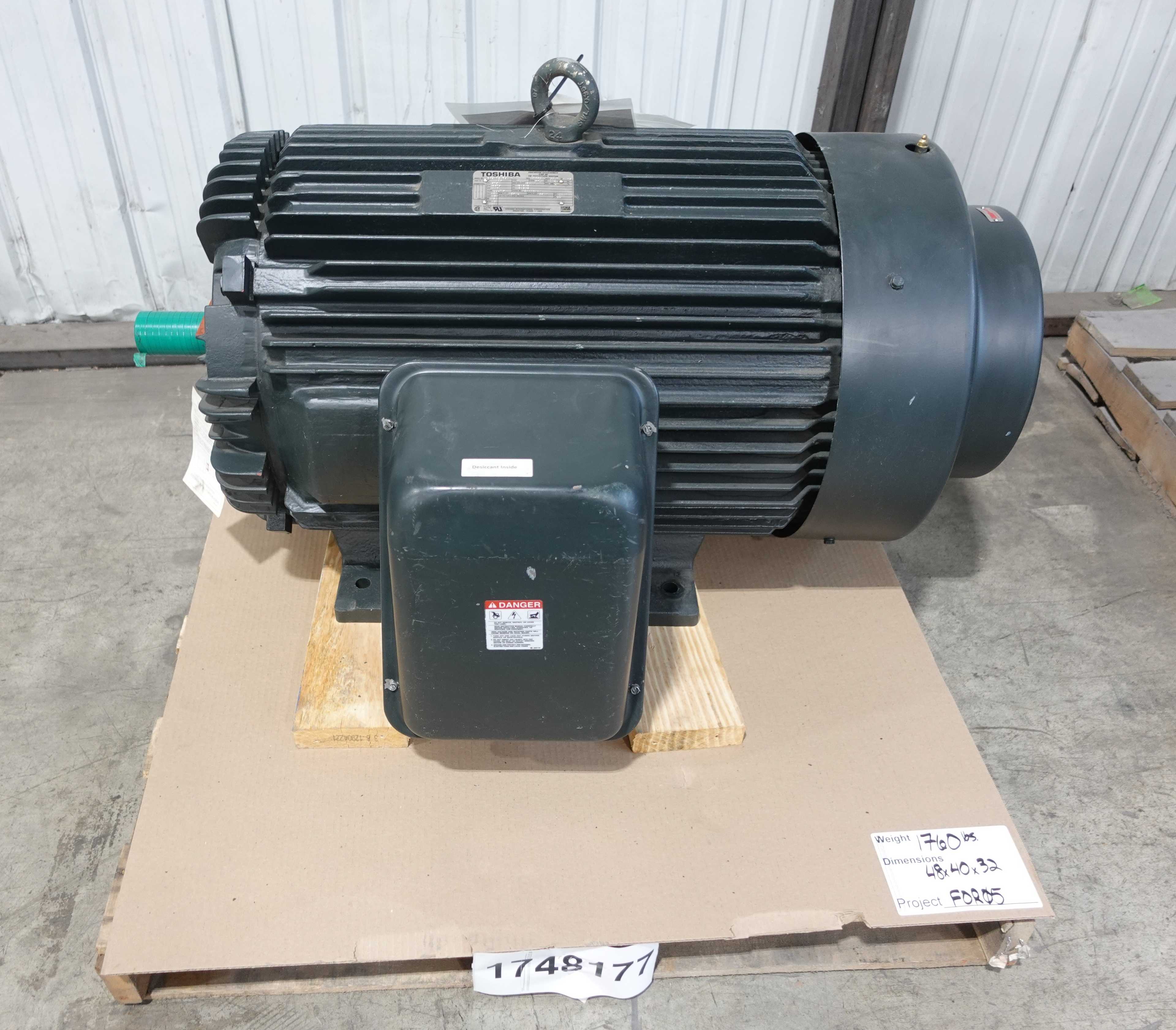 SKU 1748177 - TOSHIBA 3F5125L36BH1 INDUCTION MOTOR - AC MOTOR