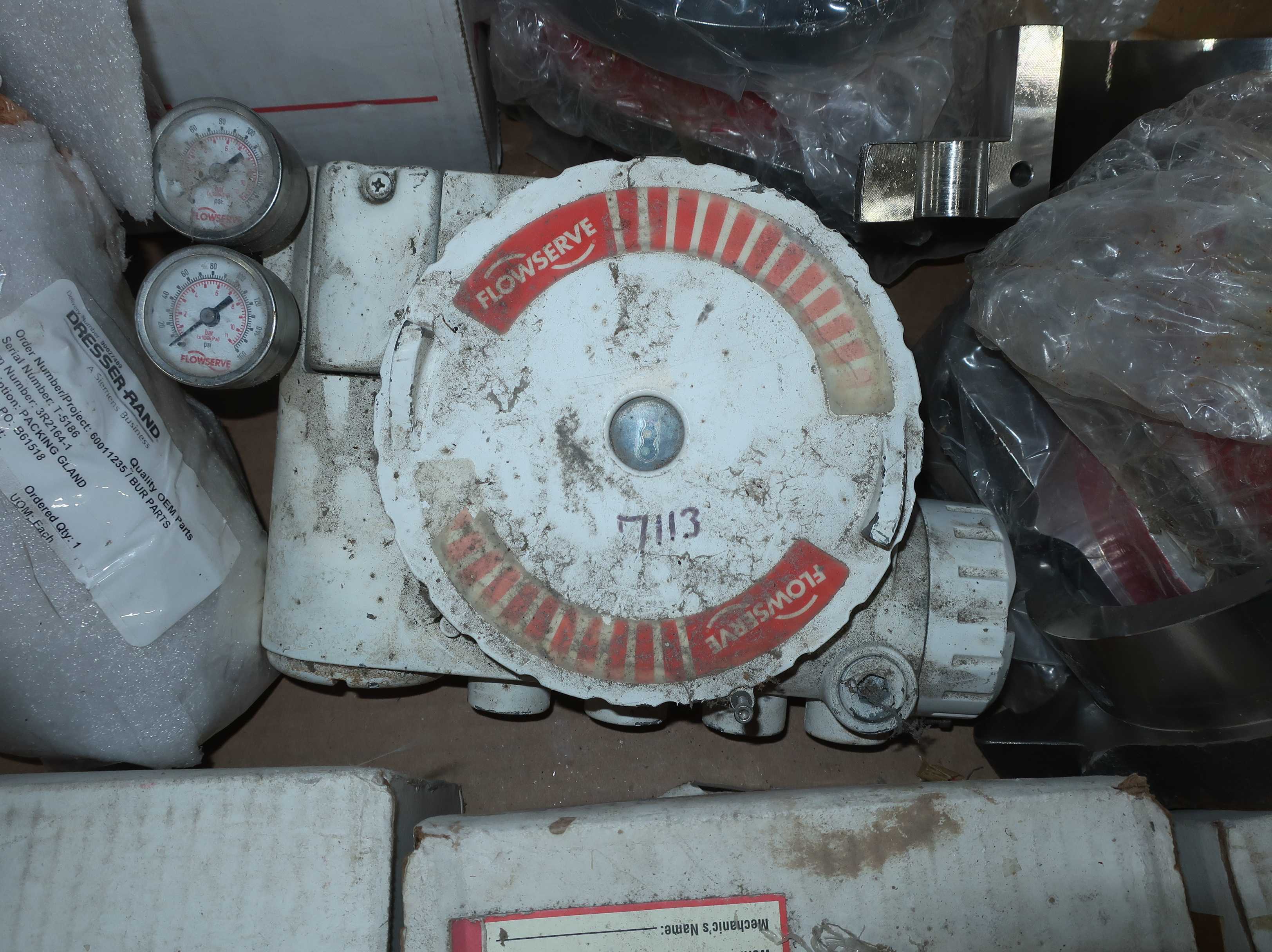 PALLET OF ASSORTED FLOWSERVE REPLACEMENT PARTS - INDUSTRIAL PARTS