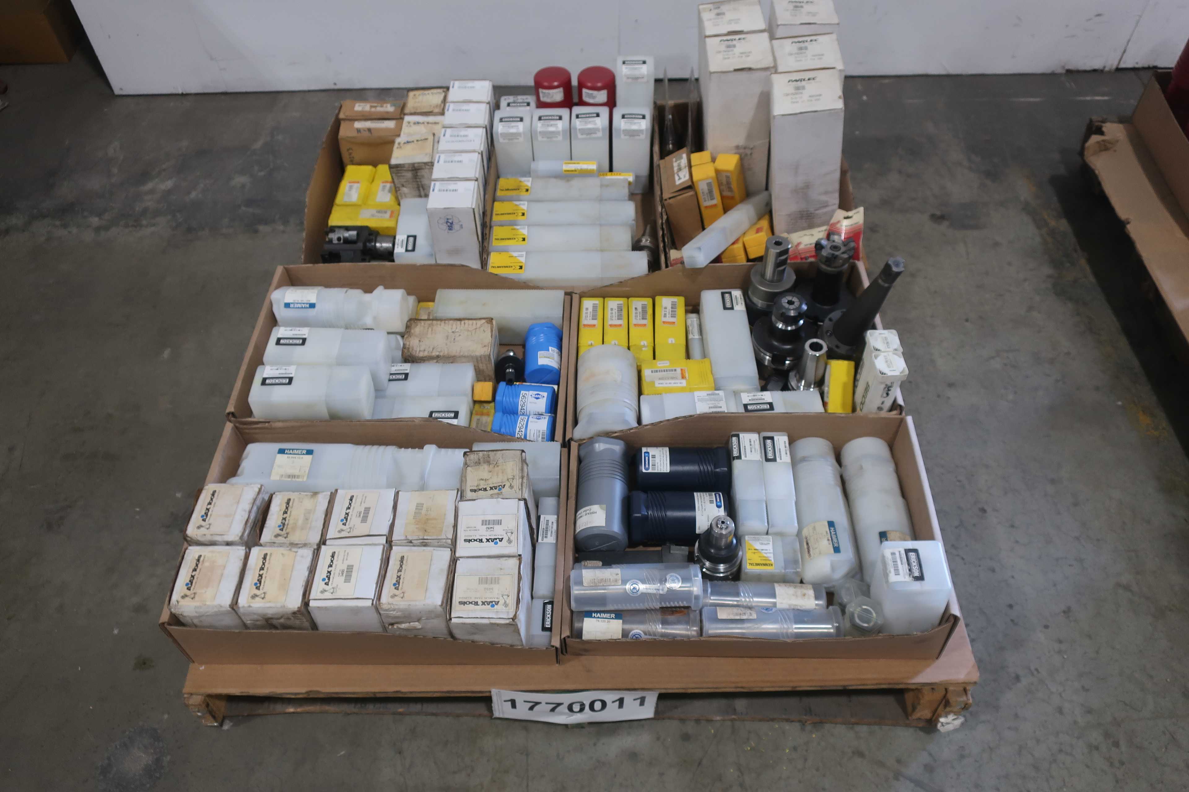 SKU 1770011 - 2 PALLETS OF ASSORTED TOOL HOLDERS - MACHINE TOOLING