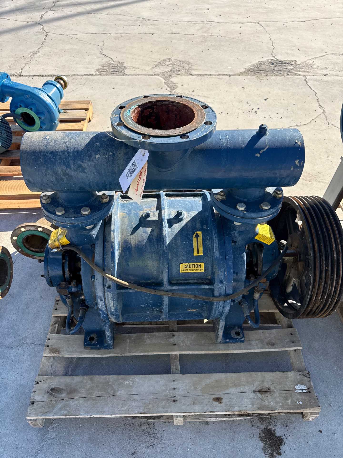 ARMSTRONG AP703 VACUUM PUMP & 40 HP MOTOR ASSEMBLY - VACUUM PUMP