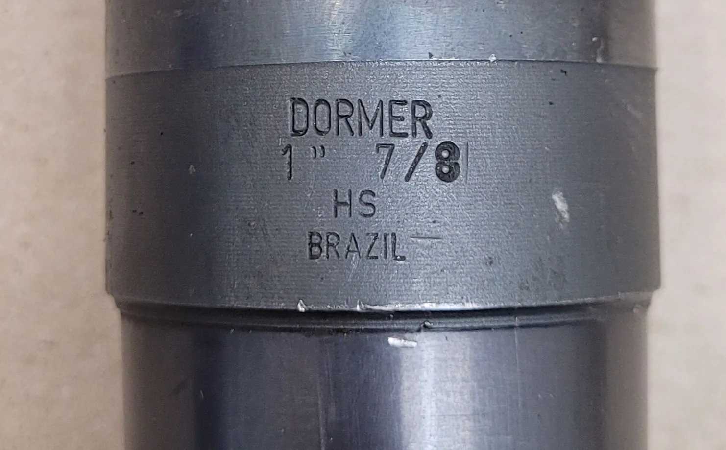 DORMER 1-7/8" TWIST DRILL, 5MT TAPER SHANK, 18" OAL, 11" FLUTE, 6" SHANK, 2 SPIRAL FLUTES - MACHINE TOOLING