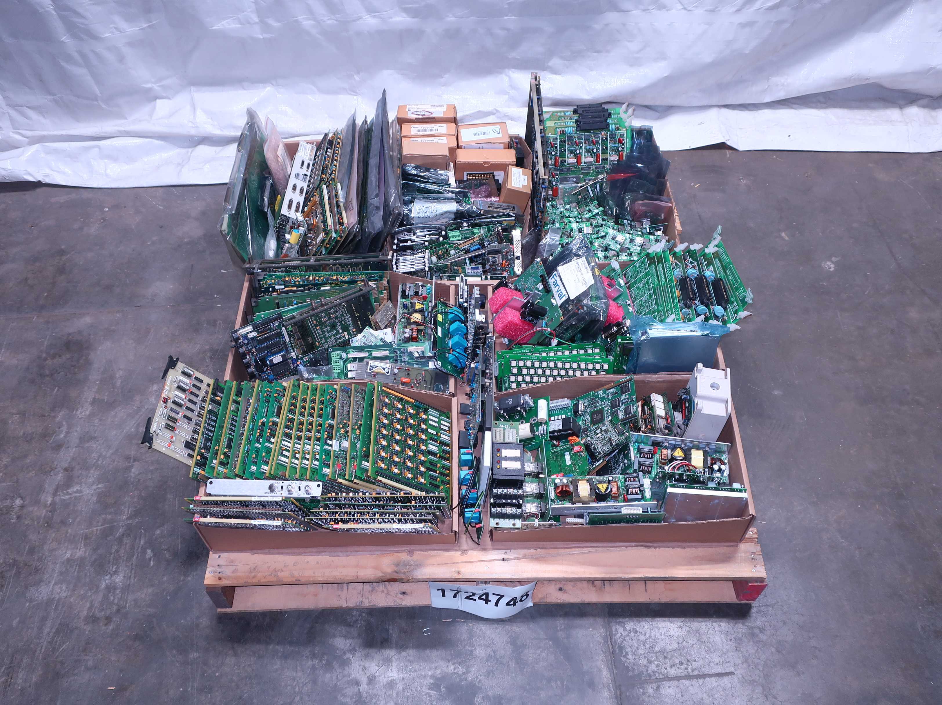 SKU 1724748 - PALLET OF ASSORTED PBC BOARDS - PCB CIRCUIT BOARDS