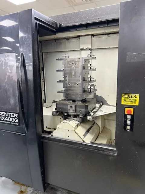 2016 KITAMURA HX-400IG, 15000 RPM SPINDLE, 4 AXIS, 610X610X600 MM TRAVEL, 400 KG MAX WEIGHT, 50 TOOLS - HORIZONTAL MACHINING CENTERS