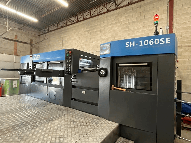 2021 SHM SH-1060SE DIE CUTTING/STRIPPING MACHINE, 8000 RPH, 1060X750MM MAX SHEET - PULP & PAPER
