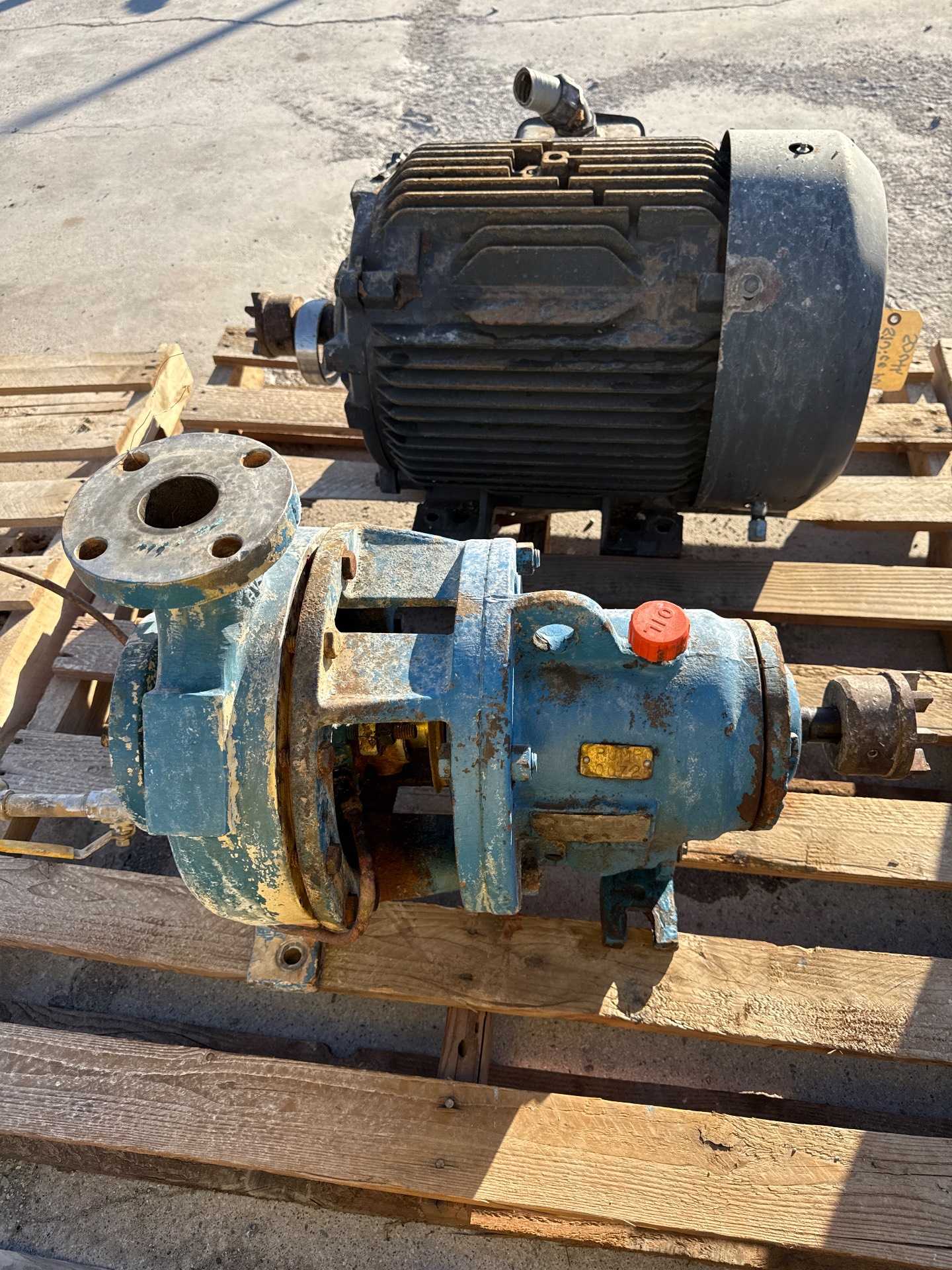 LA BOUR PUMP & 50 HP MOTOR ASSEMBLY - CENTRIFUGAL PUMP