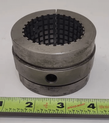 SUPERIOR CINCINNATI 2 1/8" MASTER SERRATED COLLET PAD SET OF 3 - MACHINE TOOLING