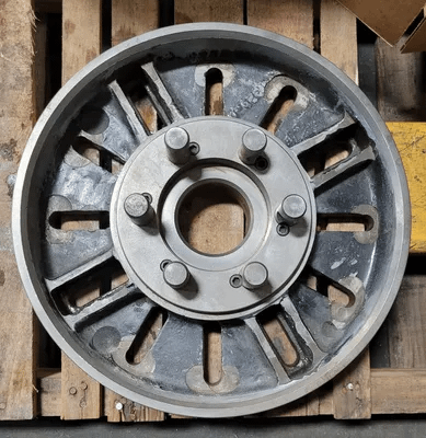 D1-6 LATHE PLATE – 14-1/2" WITH D1-6 MOUNT, 6 PINS - MACHINE TOOLING