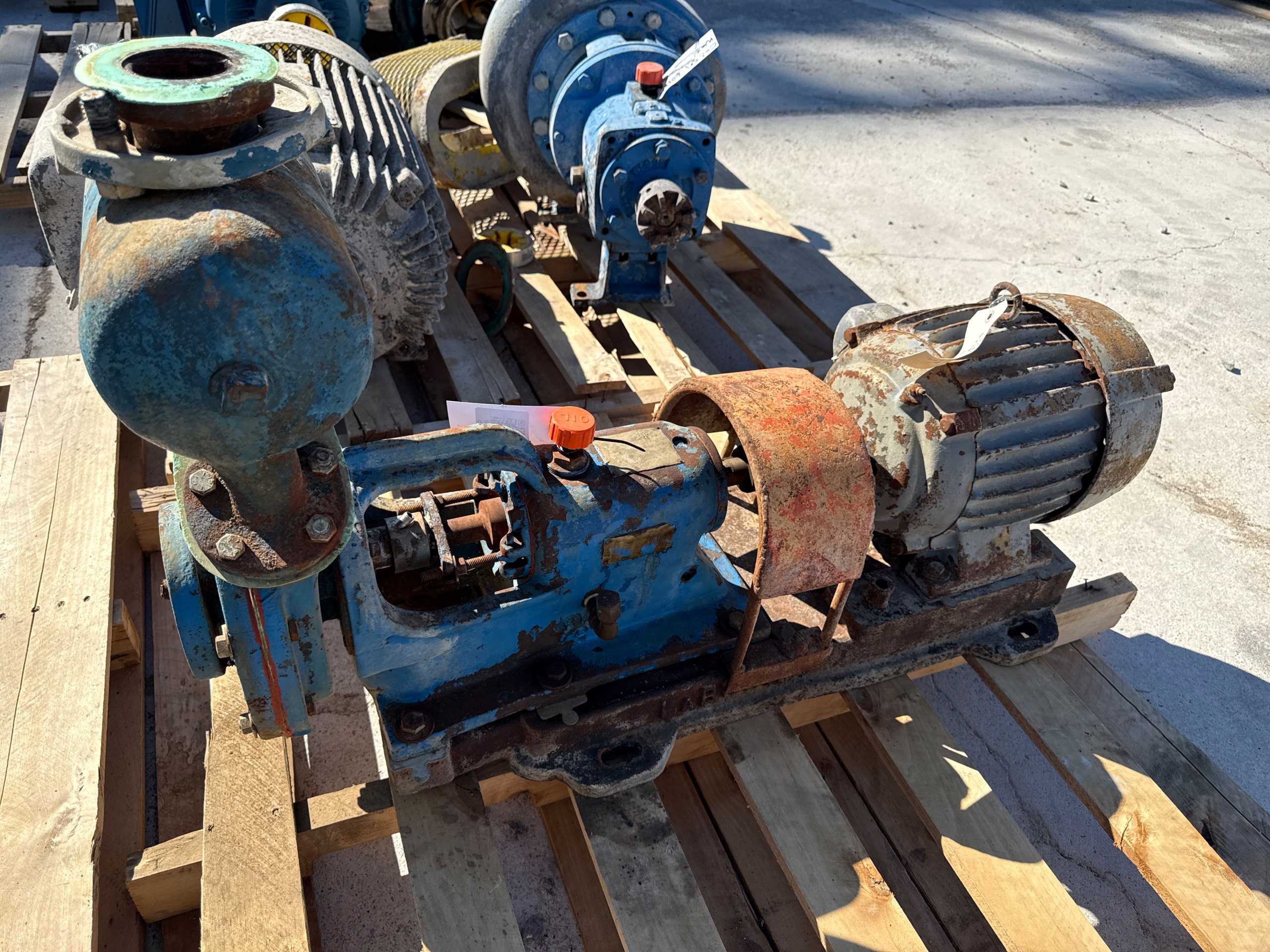 LABOUR DHL PUMP & 3 HP MOTOR ASSEMBLY - PUMP & MOTOR ASSEMBLY