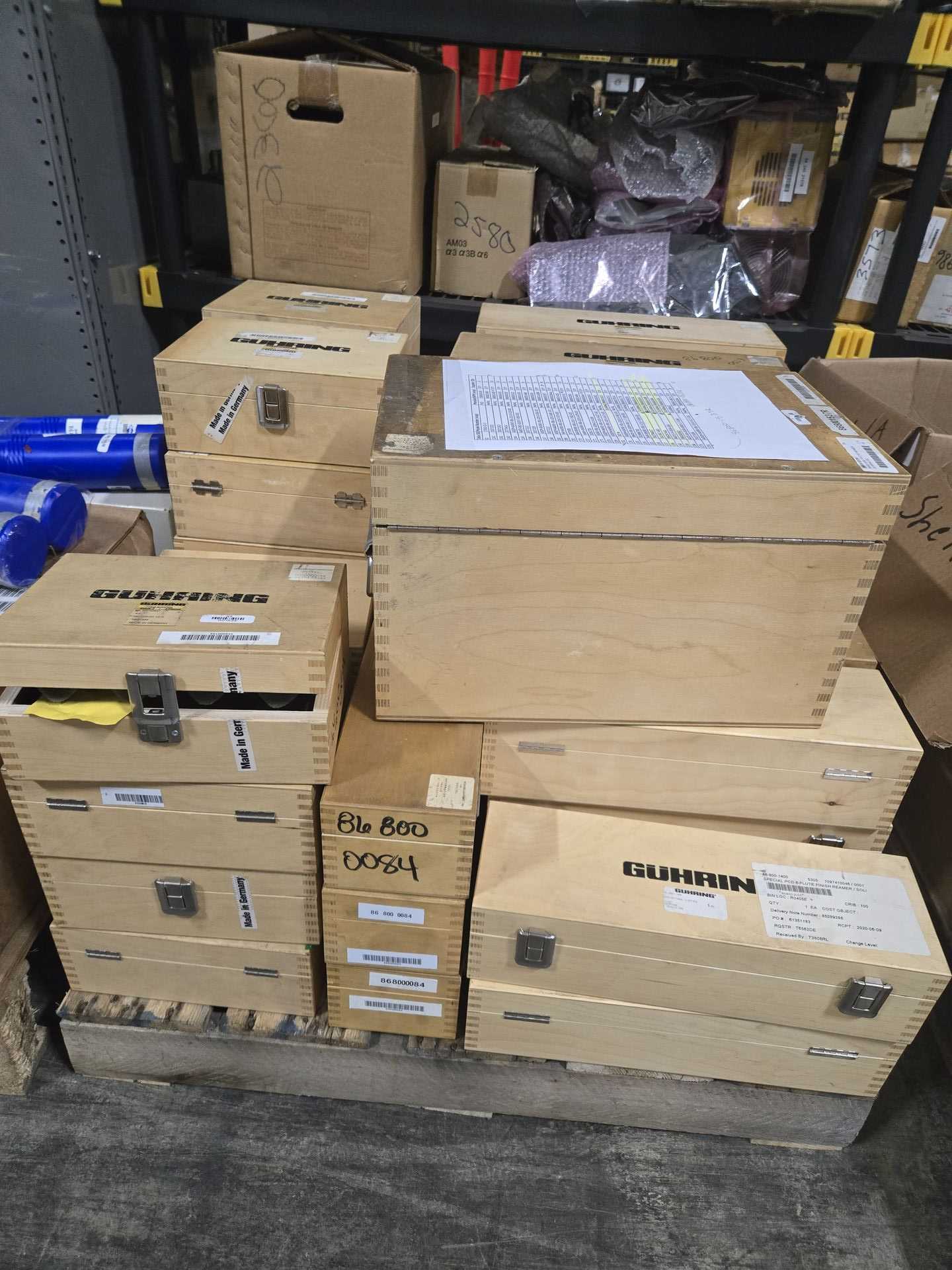 BULK QTY OF GUHRING TOOLING - TOOLING FOR MACHINING CENTERS