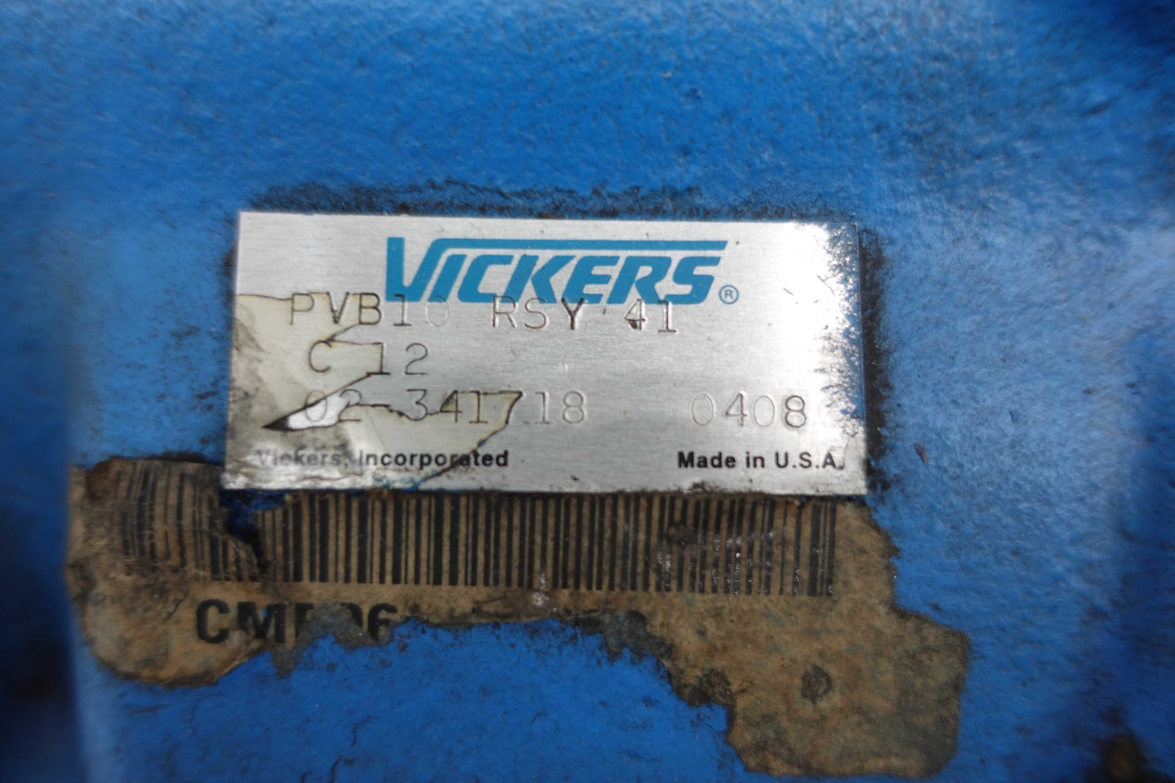 SKU 1761751 - LOT OF 2 VICKERS PVB10-RSY-41-C-12 7/8IN HYDRAULIC PISTON PUMPS - HYDRAULIC PISTON PUMP