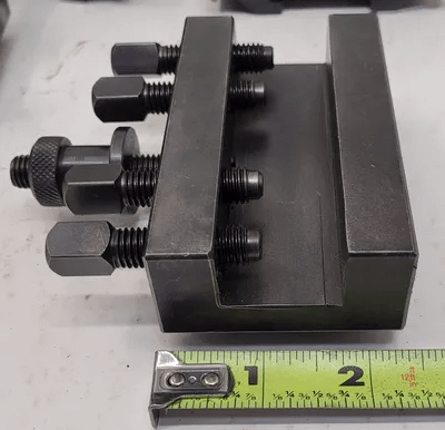 BOLTON TOOLS TOOL POST HOLDERS - SET OF 6 LATHE TOOLING (1 – 1-1/8 INCH SLOT SPACES) - MACHINE TOOLING