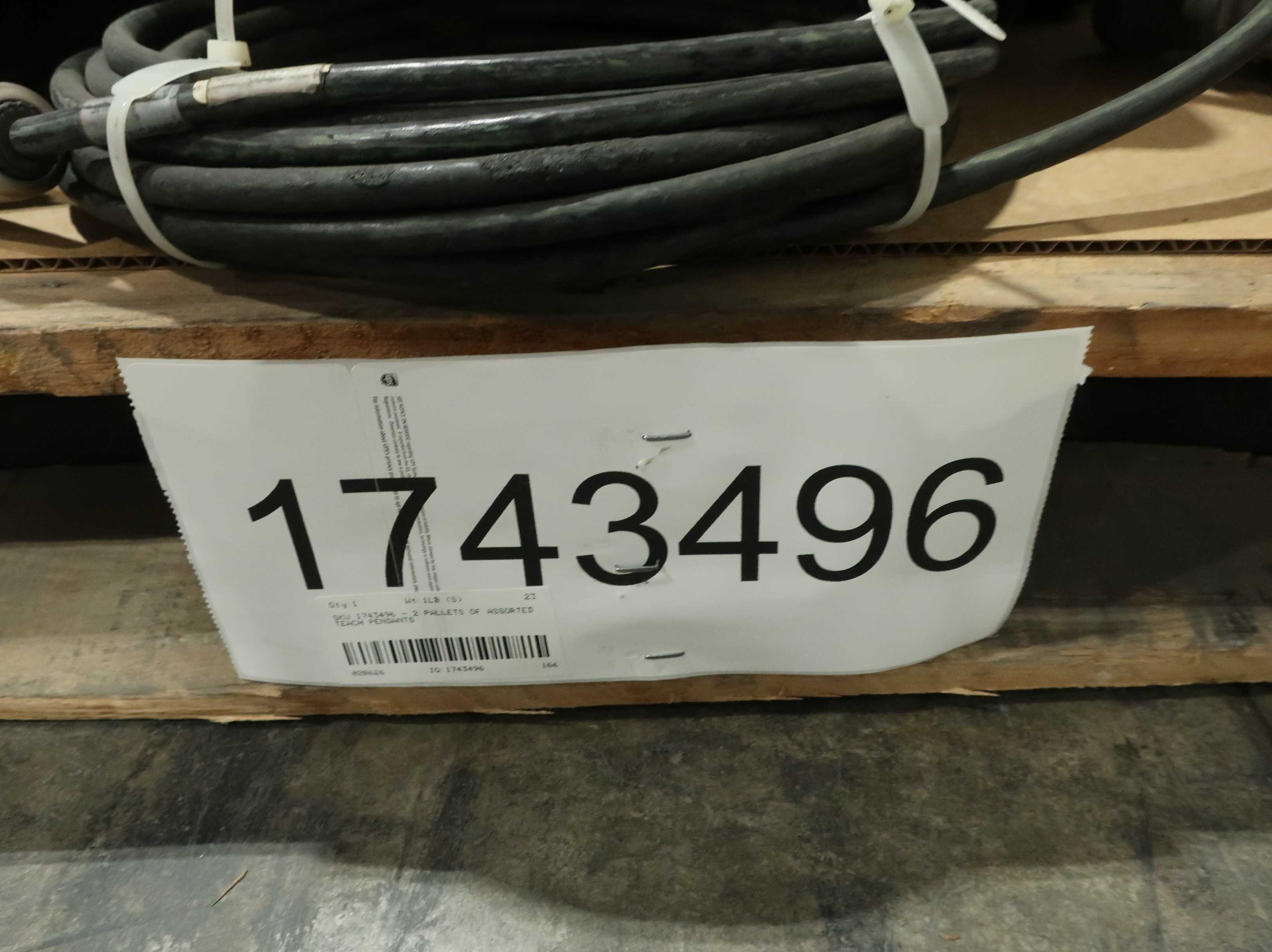 SKU 1743496 - 2 PALLETS OF ASSORTED TEACH PENDANTS, GE, ADEPT, FANUC, ABB, YASKAWA - TEACH PENDANTS