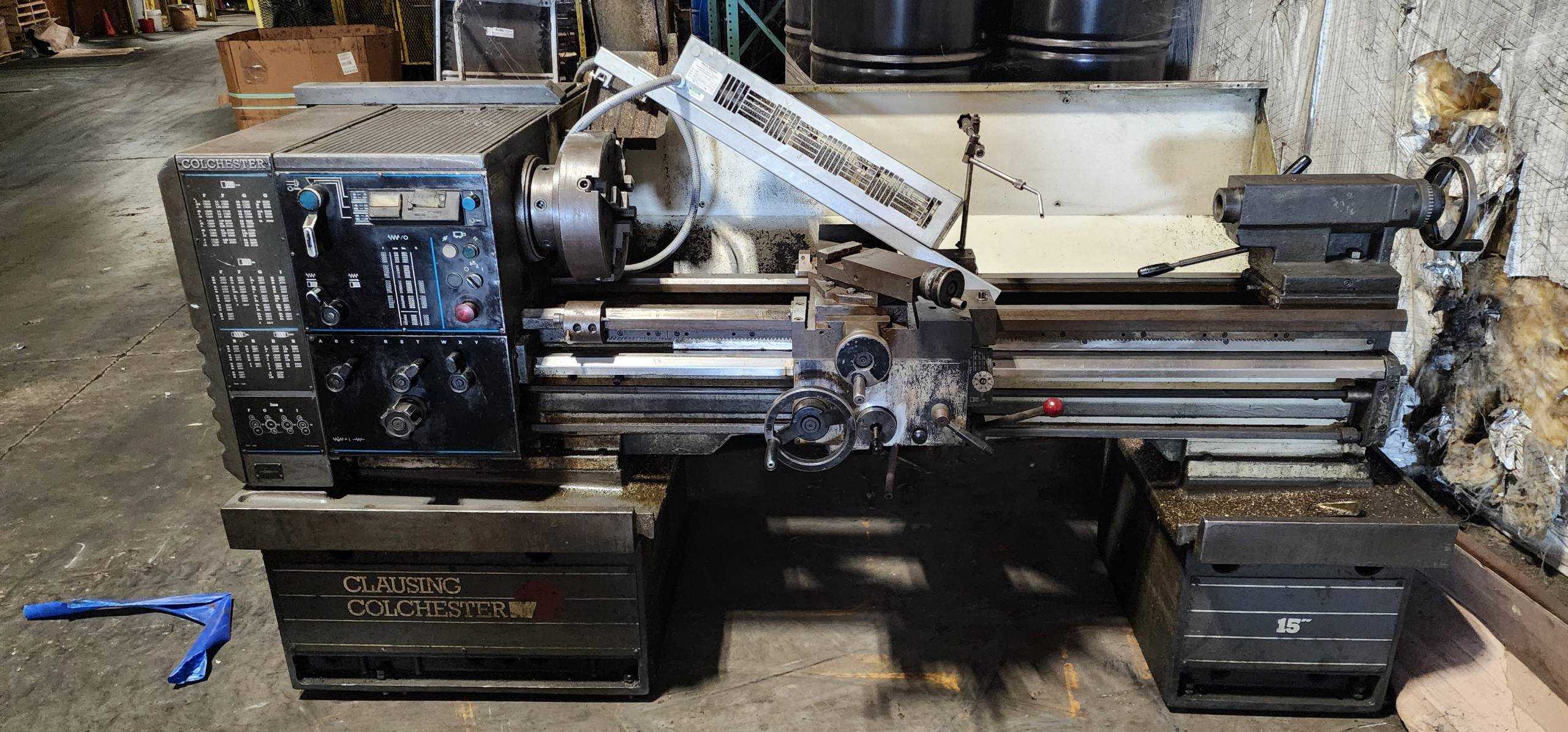 CLAUSING-COLCHESTER 8031VS MANUAL LATHE - MANUAL LATHE