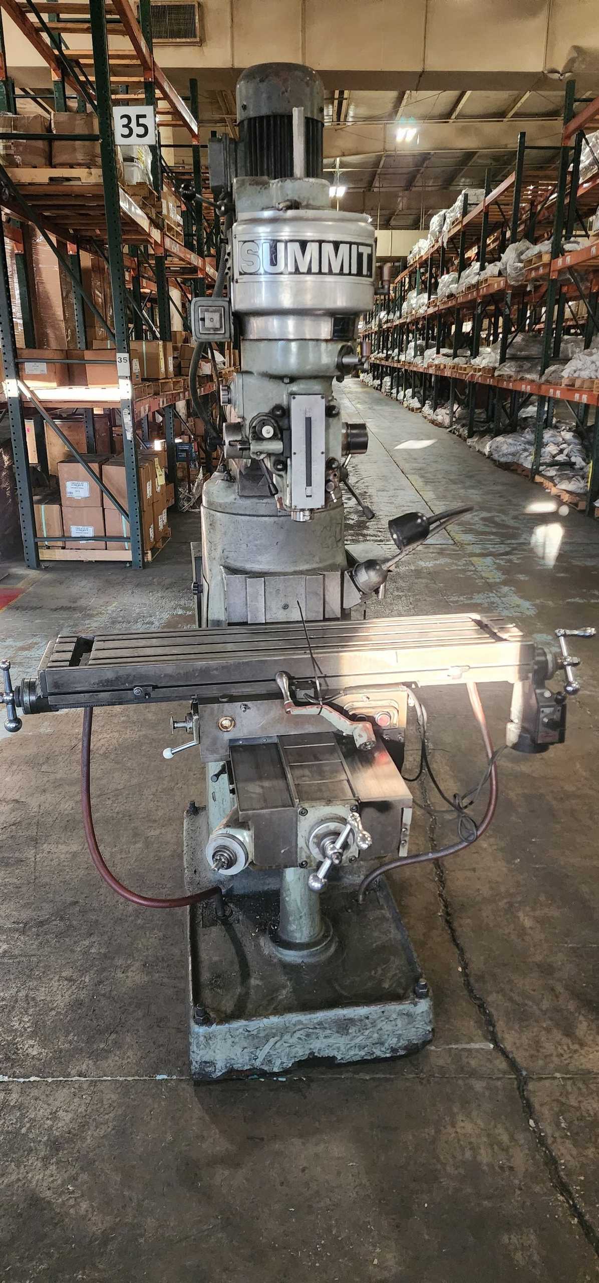 SUMMIT V-244 VERTICAL MILLING MACHINE - 