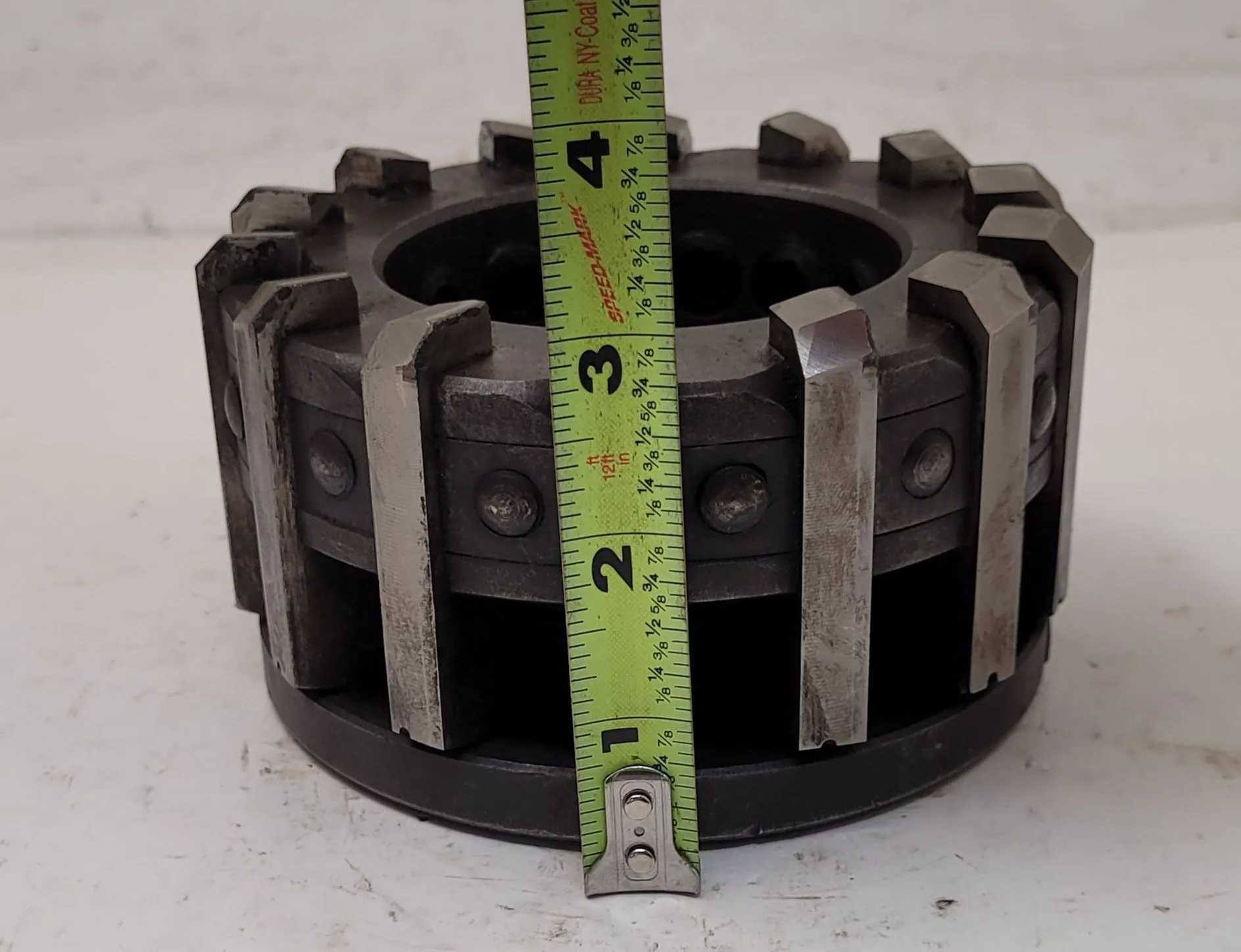 PRODUCTION TOOL FACE MILL, 5" DIA, 14 FLUTES, LEFT HAND - MACHINE TOOLING