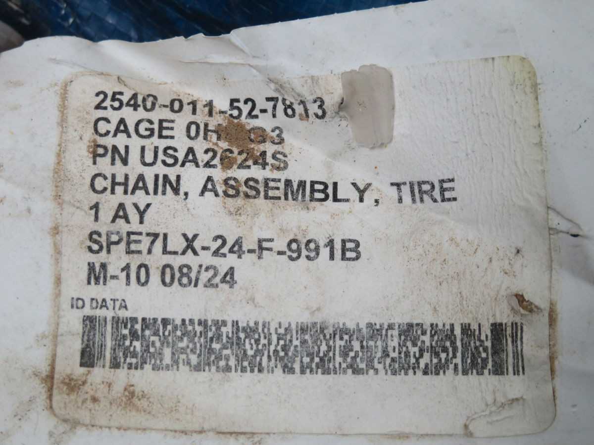 LOT OF 15 PEWAG USA2624S SNOW CHAINS SPEX7LX-24-F-991B - MECHANICAL PARTS