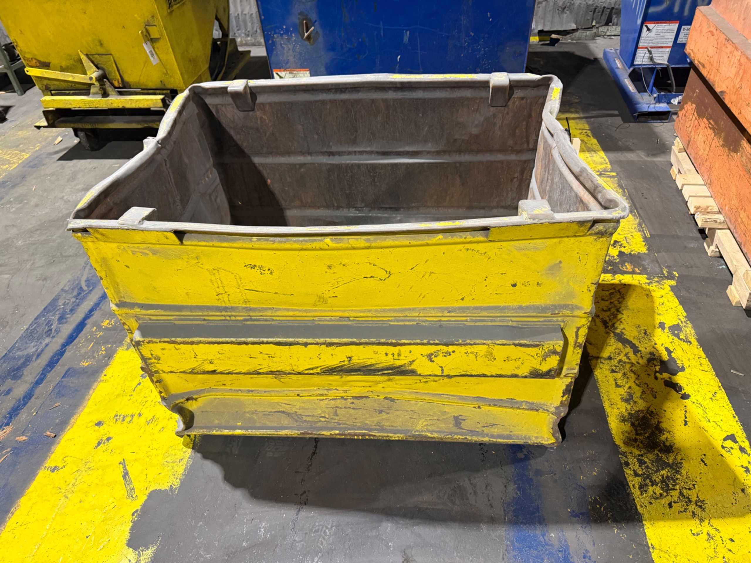METAL HOPPER BIN - WASTE BINS