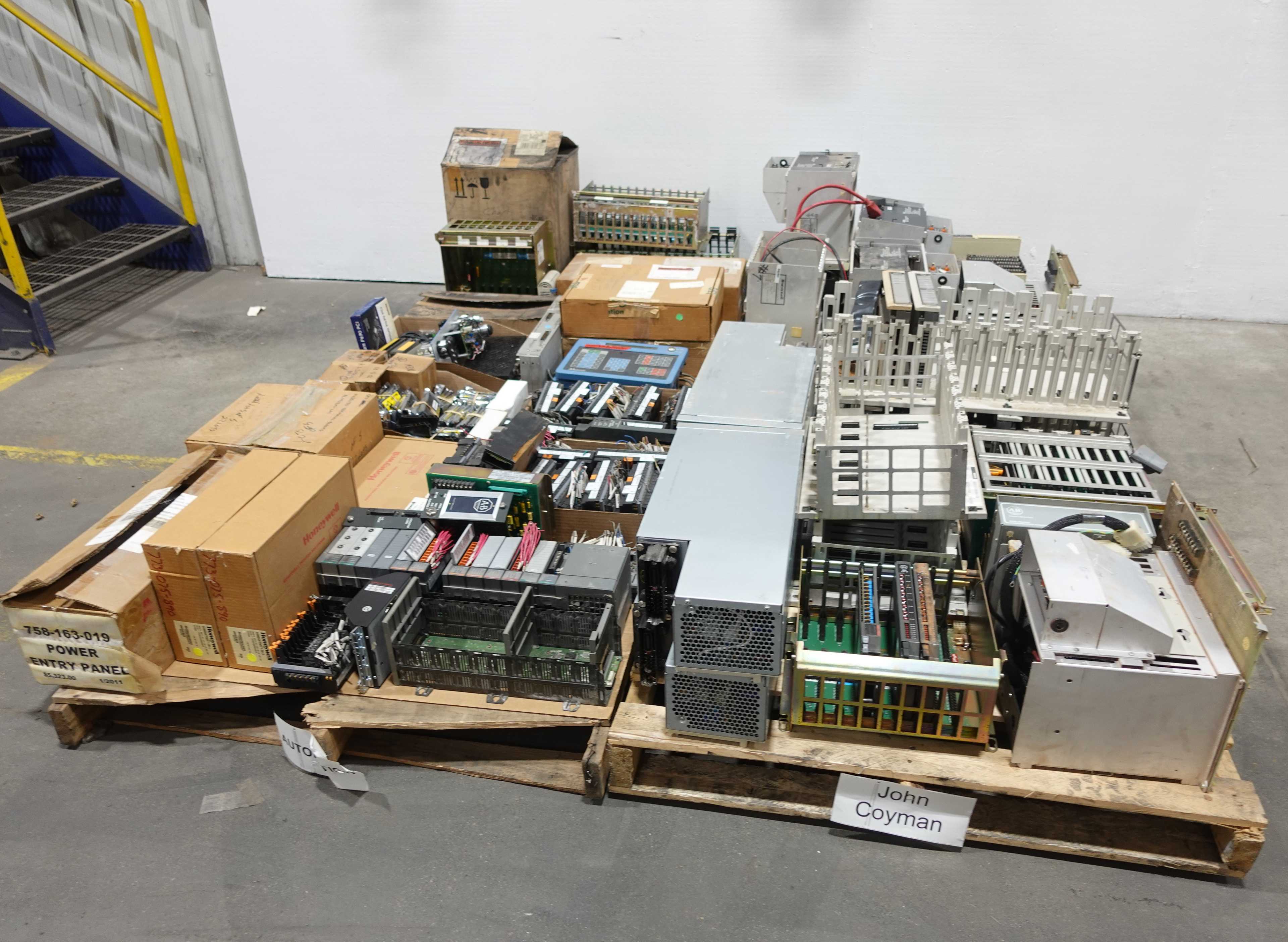 4 PALLETS OF ASSORTED MODULES AND CHASSIS - PLC MODULES