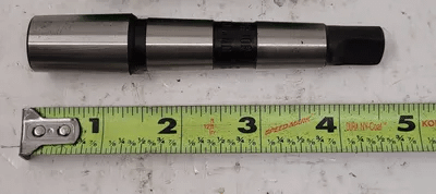 JACOBS 7308DN MORSE TAPER ARBOR - MT2 SPINDLE END, JT3 CHUCK END - MACHINE TOOLING