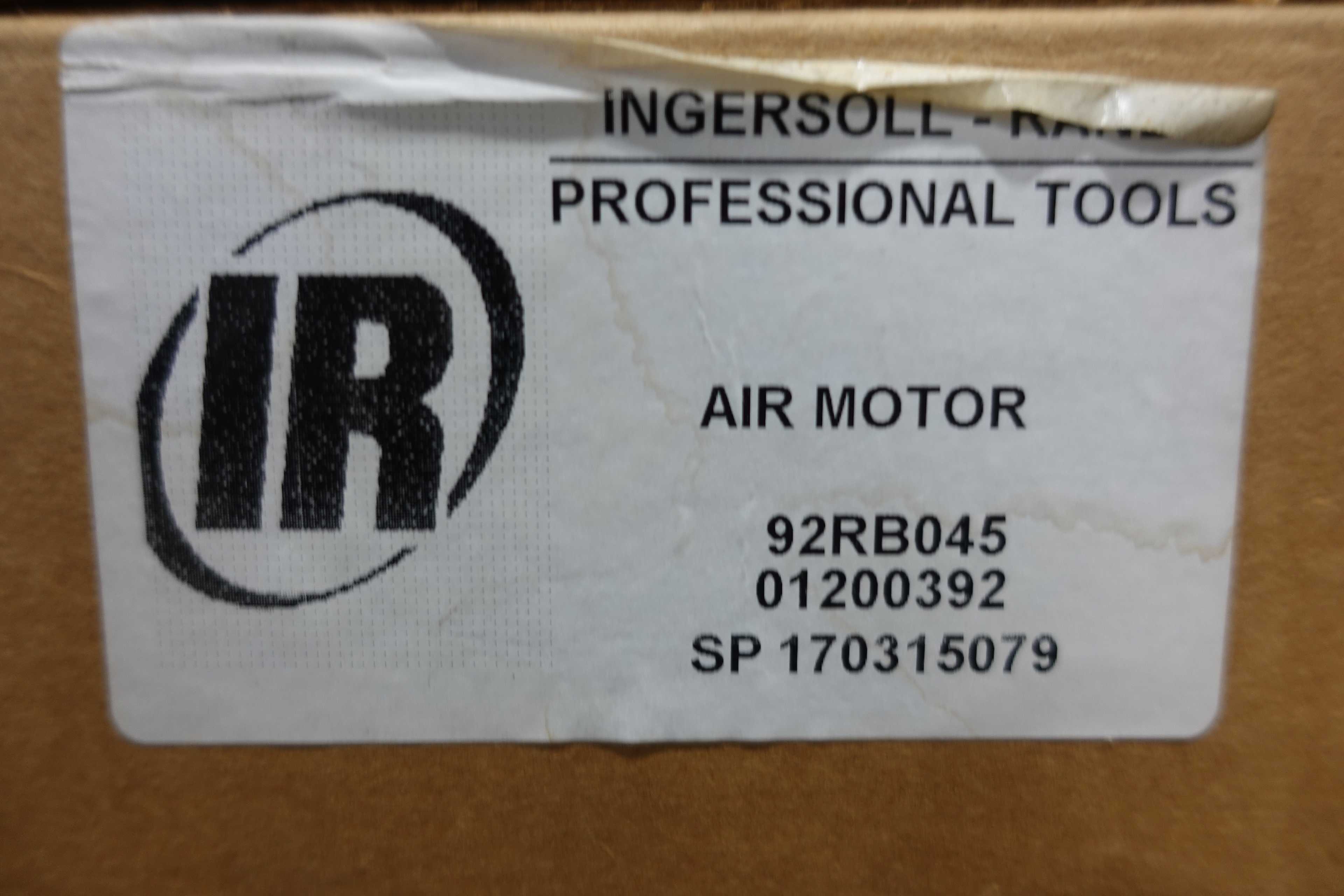 LOT OF 2 INGERSOLL-RAND 92RB045 MULTI-VANE GEARED MOTORS - GEARMOTOR