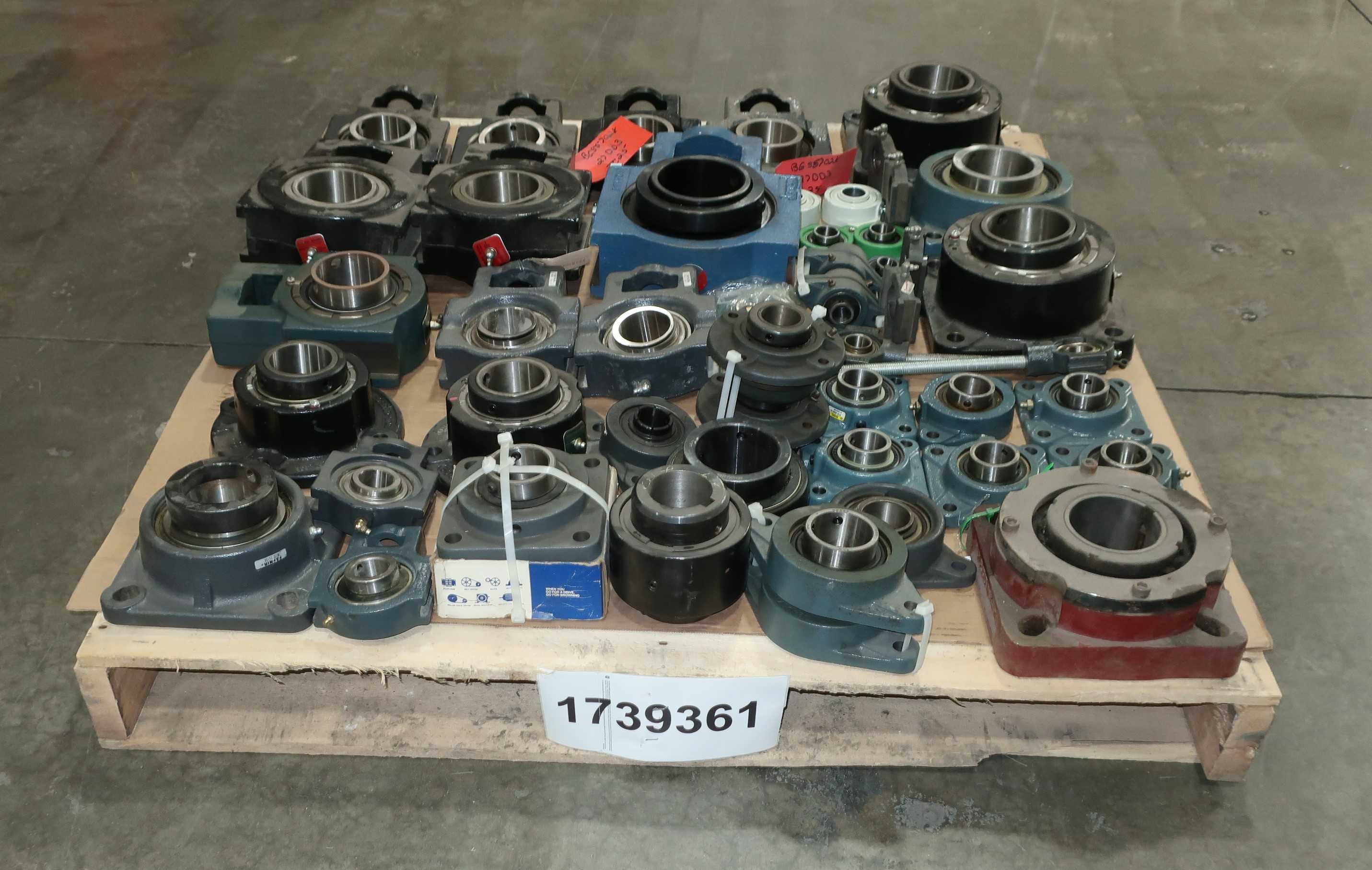 SKU 1739361 - PALLET OF ASSORTED MOUNTED BEARINGS