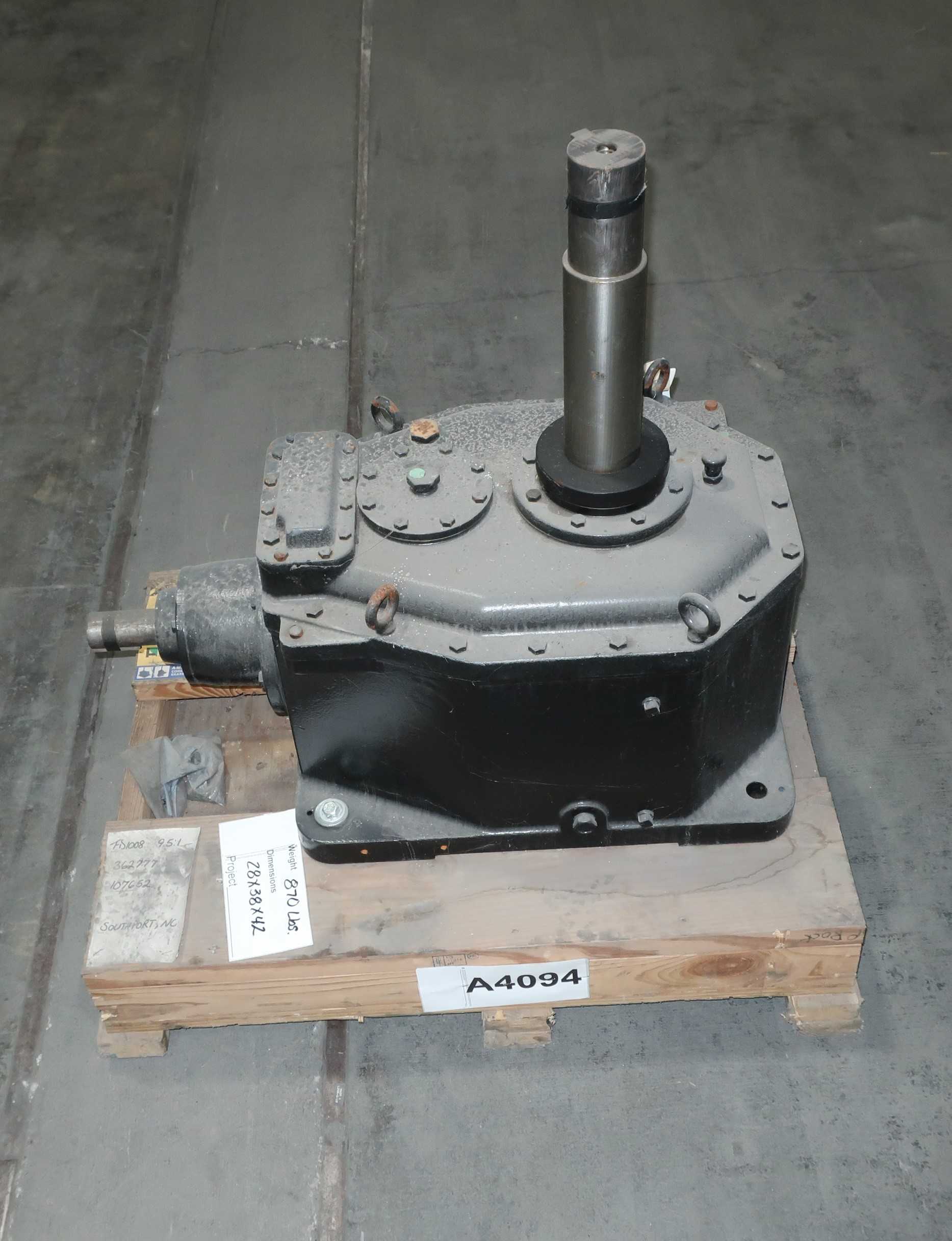 AMARILLO RIGHT ANGLE FAN DRIVE, RATIO 9.5:1, RPM INPUT- 1750 - GEAR REDUCERS