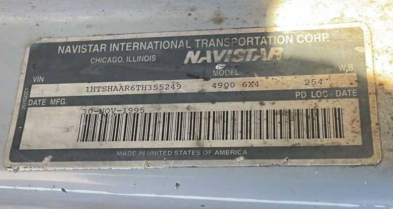 1995 INTERNATIONAL 2900 6X4 DUMP TRUCK - DUMP TRUCKS