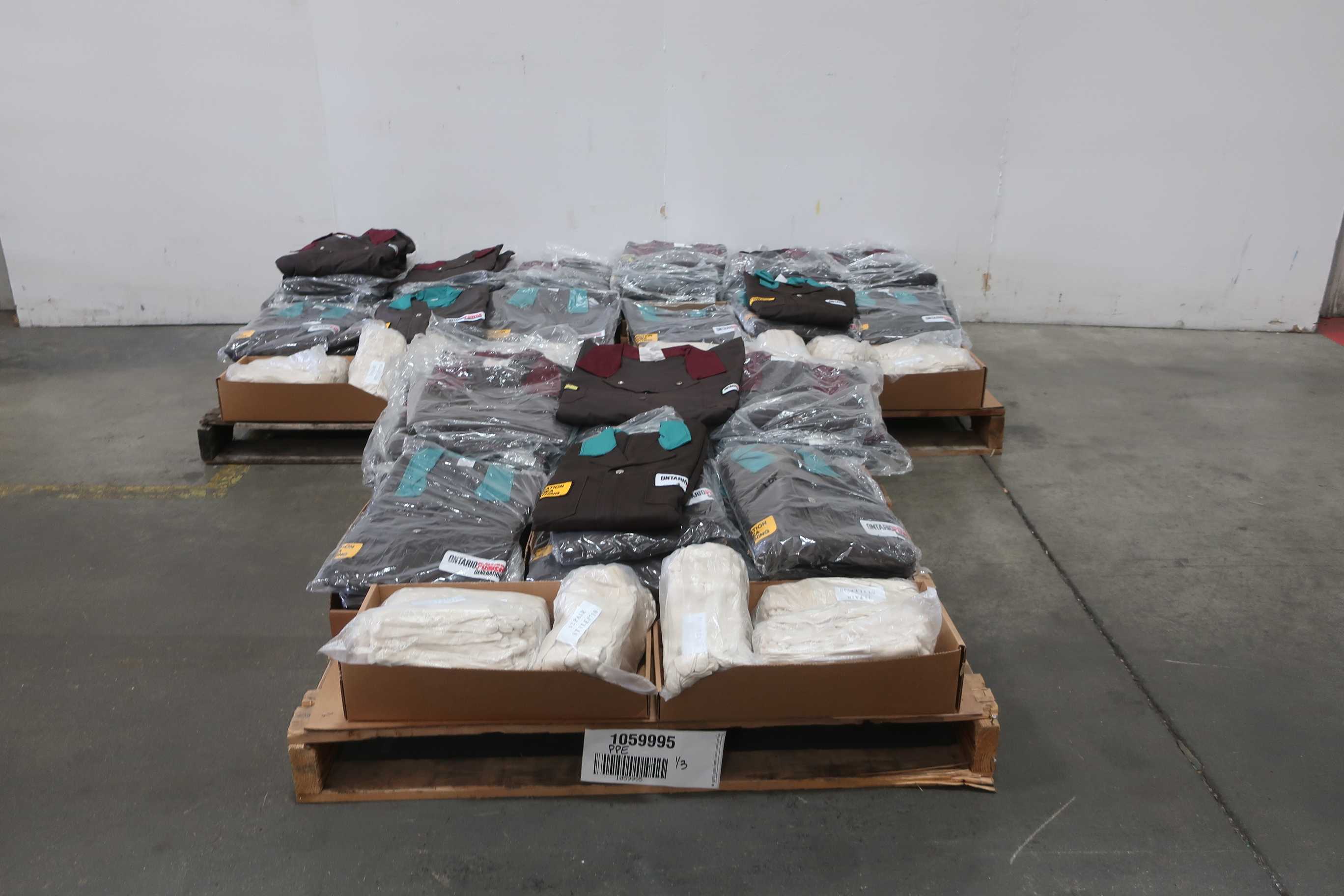 3 PALLETS OF ASSORTED PPE - PPE