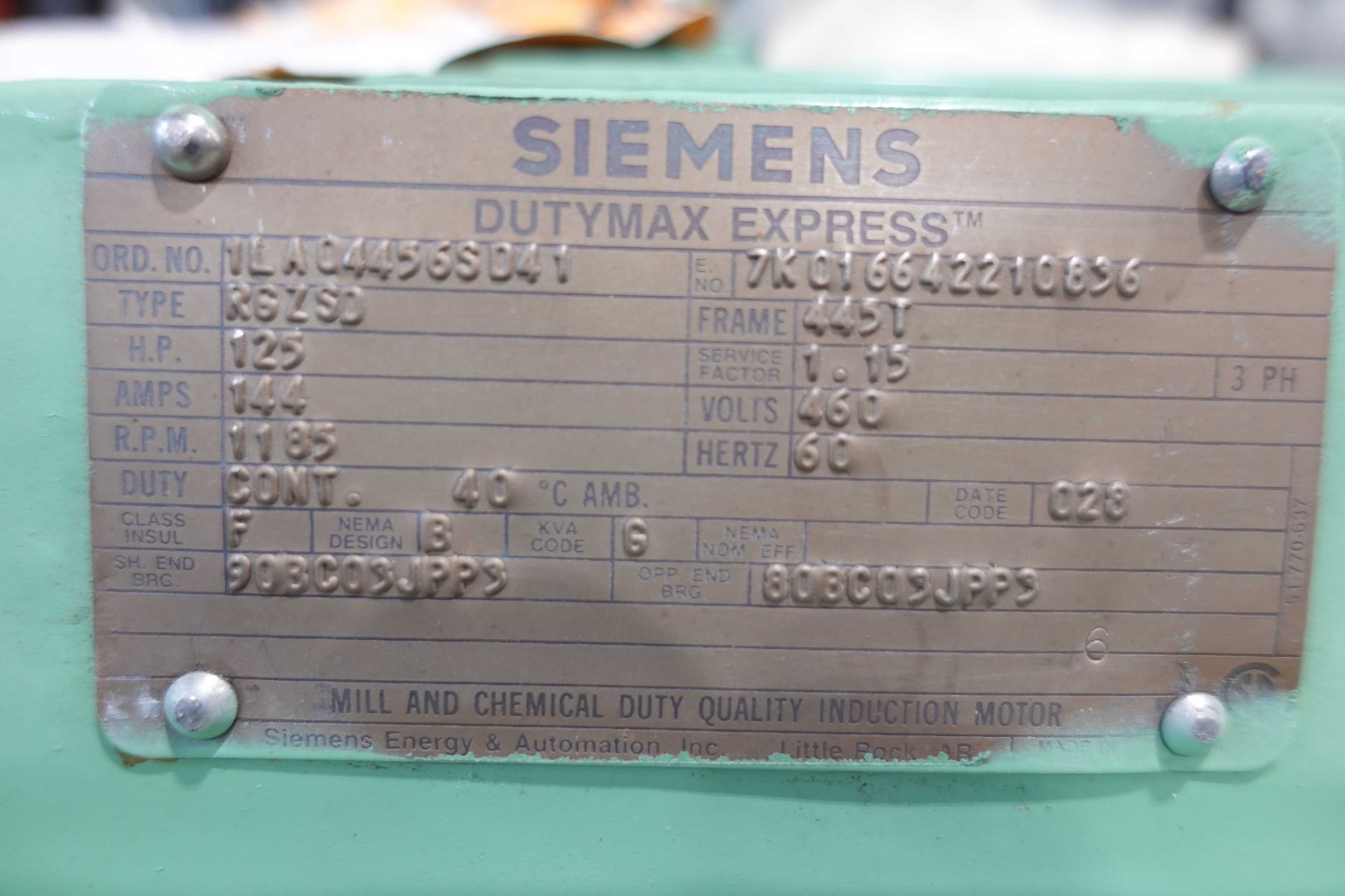 SKU 1761749 - SIEMENS 7K016642210836 DUTY MAX EXPRESS AC MOTOR - AC MOTOR