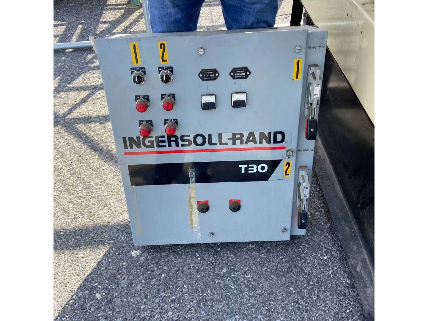 1997 INGERSOLL-RAND DXR75 AIR COMPRESSOR/DRYER - STATIONARY AIR COMPRESSOR