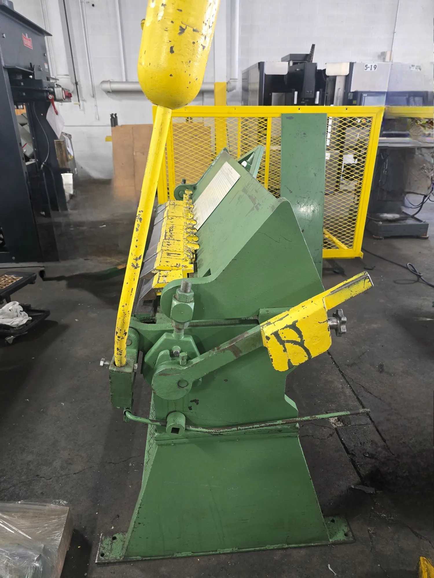 CHICAGO DREIS & KRUMP BPO-414-6 BOX & PAN FINGER BRAKE, 48" BENDING LENGTH, 14 GA CAPACITY - BOX & PAN BRAKES