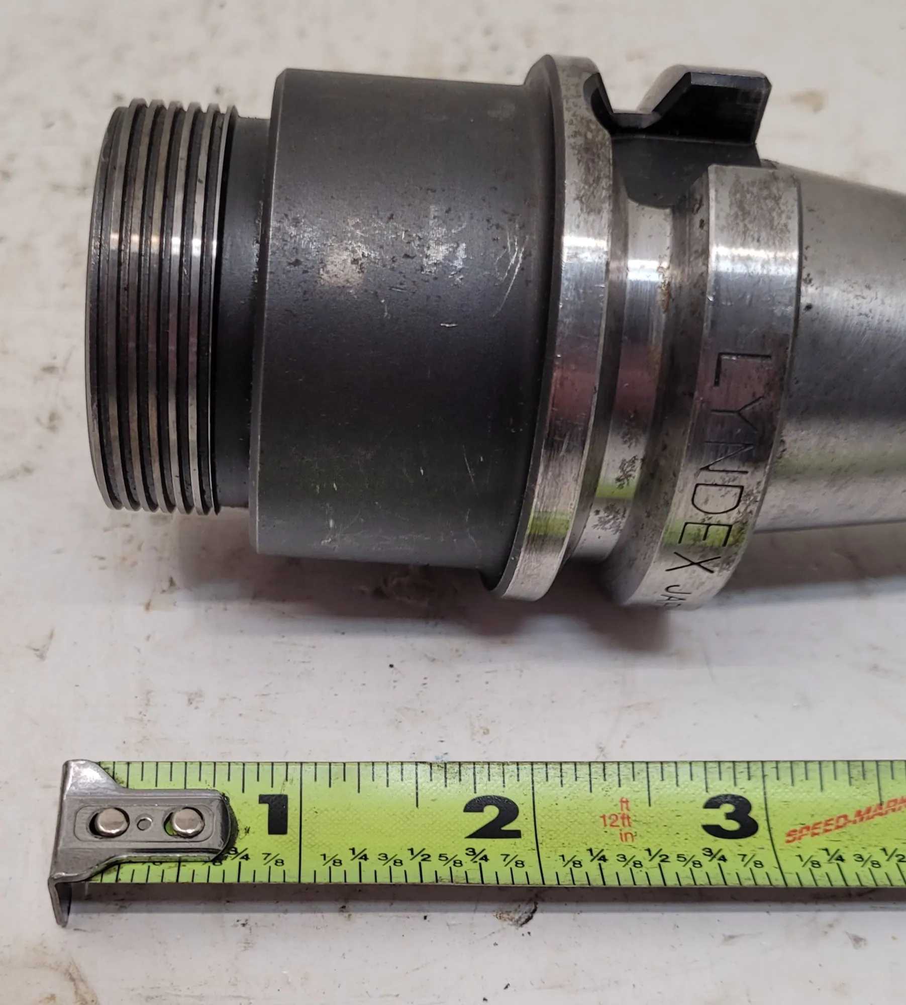 LYNDEX B4007-1000 TOOL HOLDER CAT 40 (OAL: 5.5IN, PROJECTION: 2.84IN, BODY DIA: 2.19IN) - MACHINE TOOLING