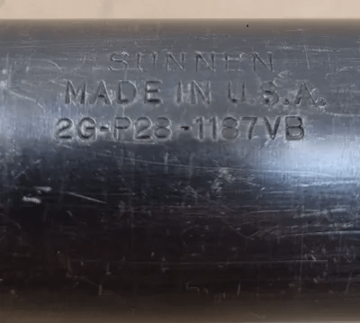 SUNNEN 2G P28 1187 VB HONING MANDREL HONING RANGE: 1.177"-1.250" STONE TYPE: P28 SERIES - MACHINE TOOLING